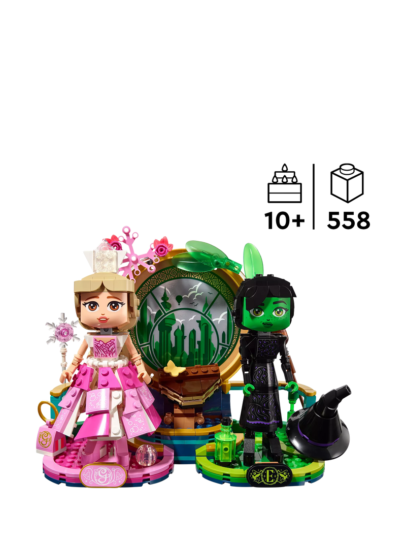LEGO Wicked Elphaba & Glinda Figures building toy set, UK version