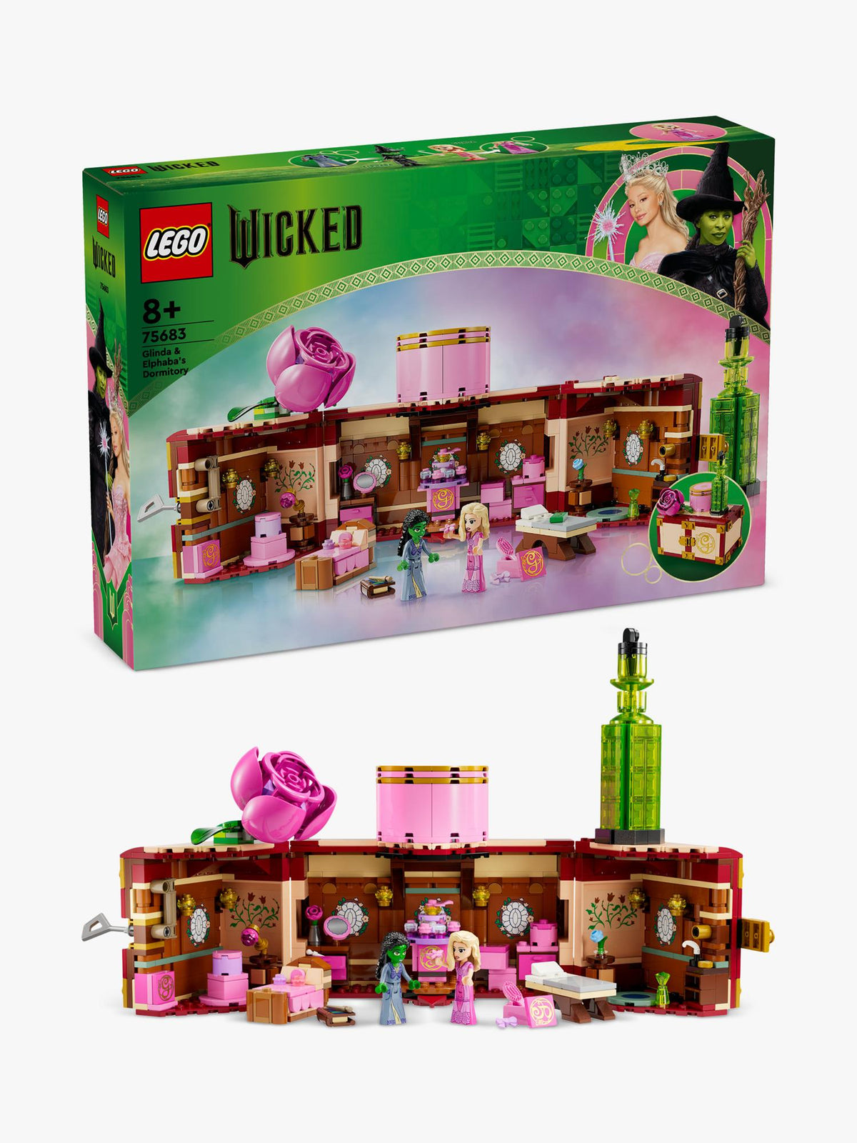 Lego Wicked Glinda Elphaba S Dormitory Movie Set 75683
