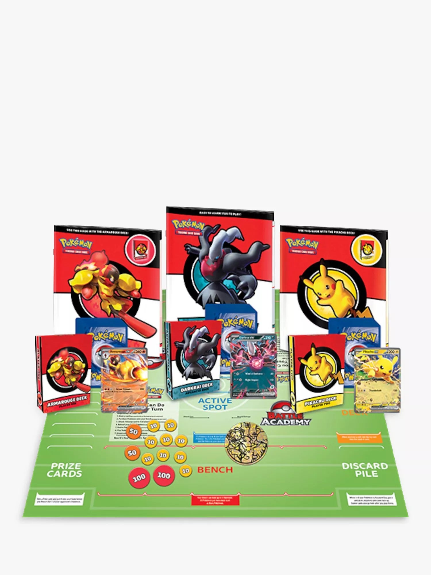 Pokémon Battle Academy set with decks and accessories - British product