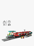 LEGO City Downtown Tram and Station building set 811 pieces - British product