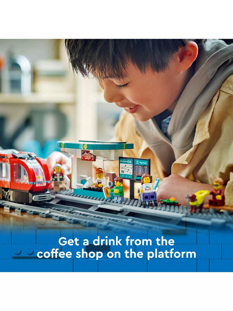 LEGO City Downtown Tram and Station building set 811 pieces - British product