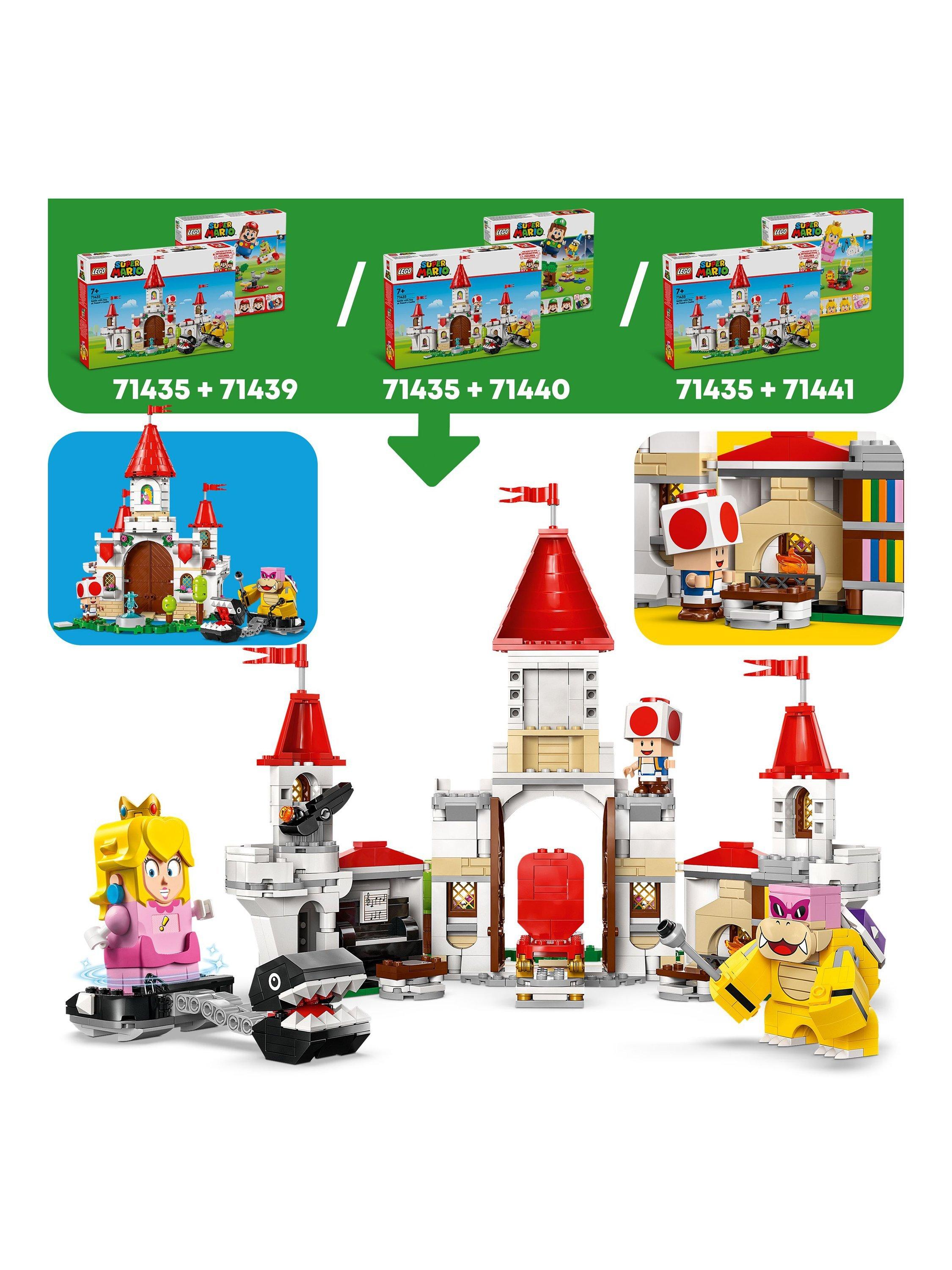 LEGO Super Mario 71435 Battle Peach's Castle set, imported from the UK