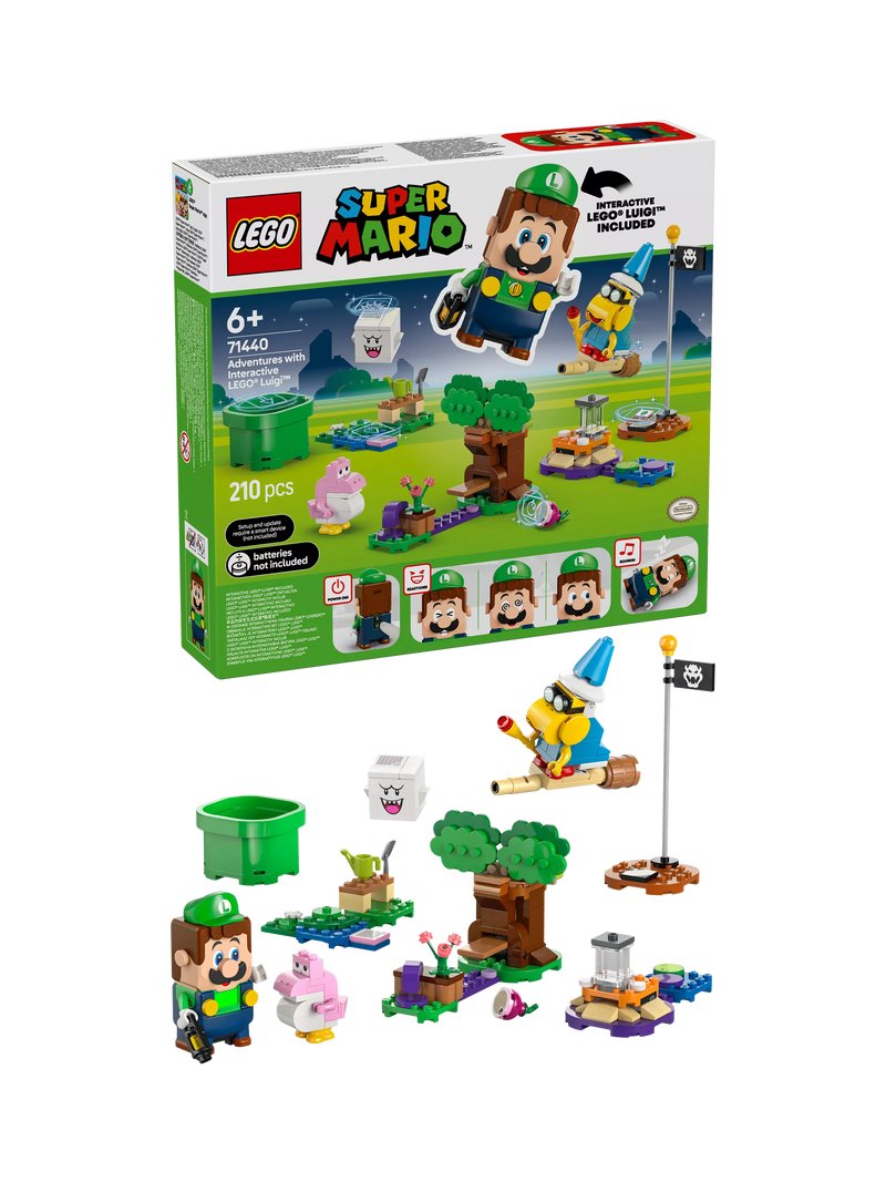 LEGO Super Mario Adventures with Interactive Luigi toy playset, UK version