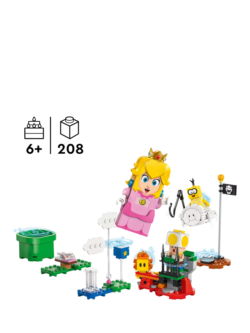 LEGO Super Mario Peach interactive figure 208 pieces - British product
