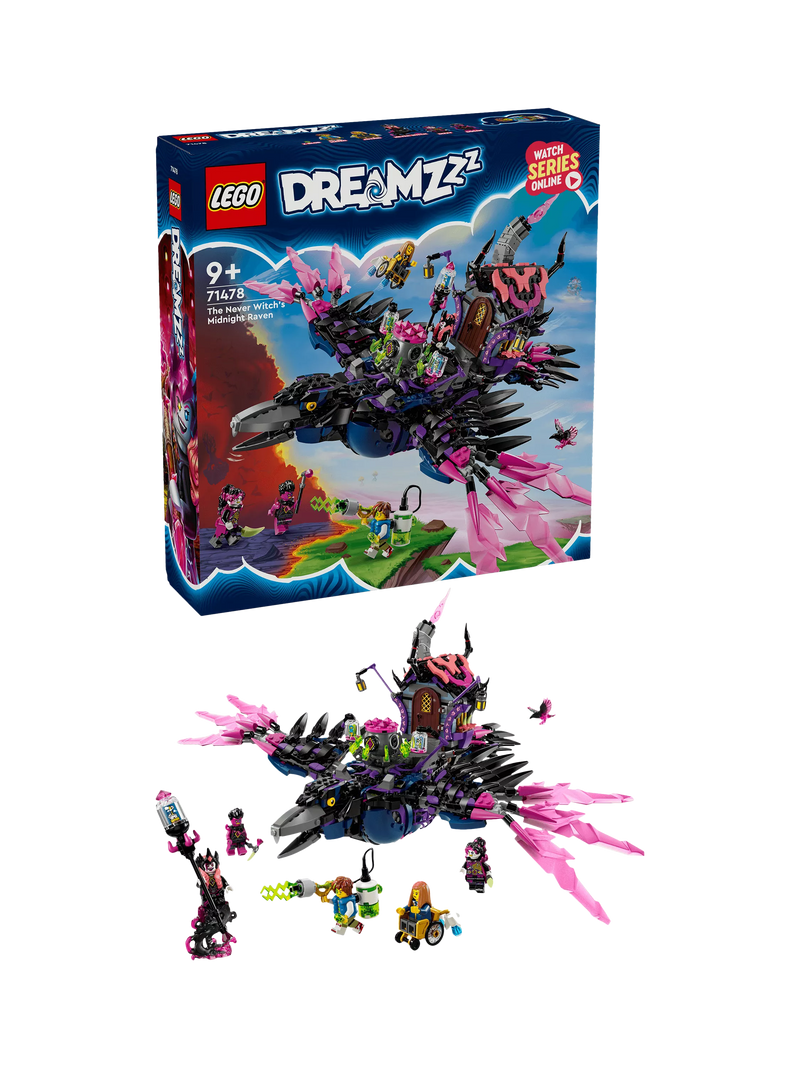LEGO Never Witch's Raven 1203 pieces, imported from the UK