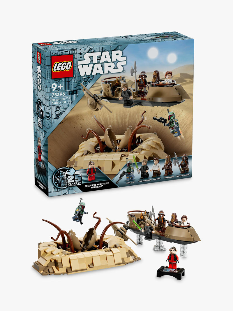 Star Wars Desert Skiff and Sarlacc Pit Building Set with Minifigures