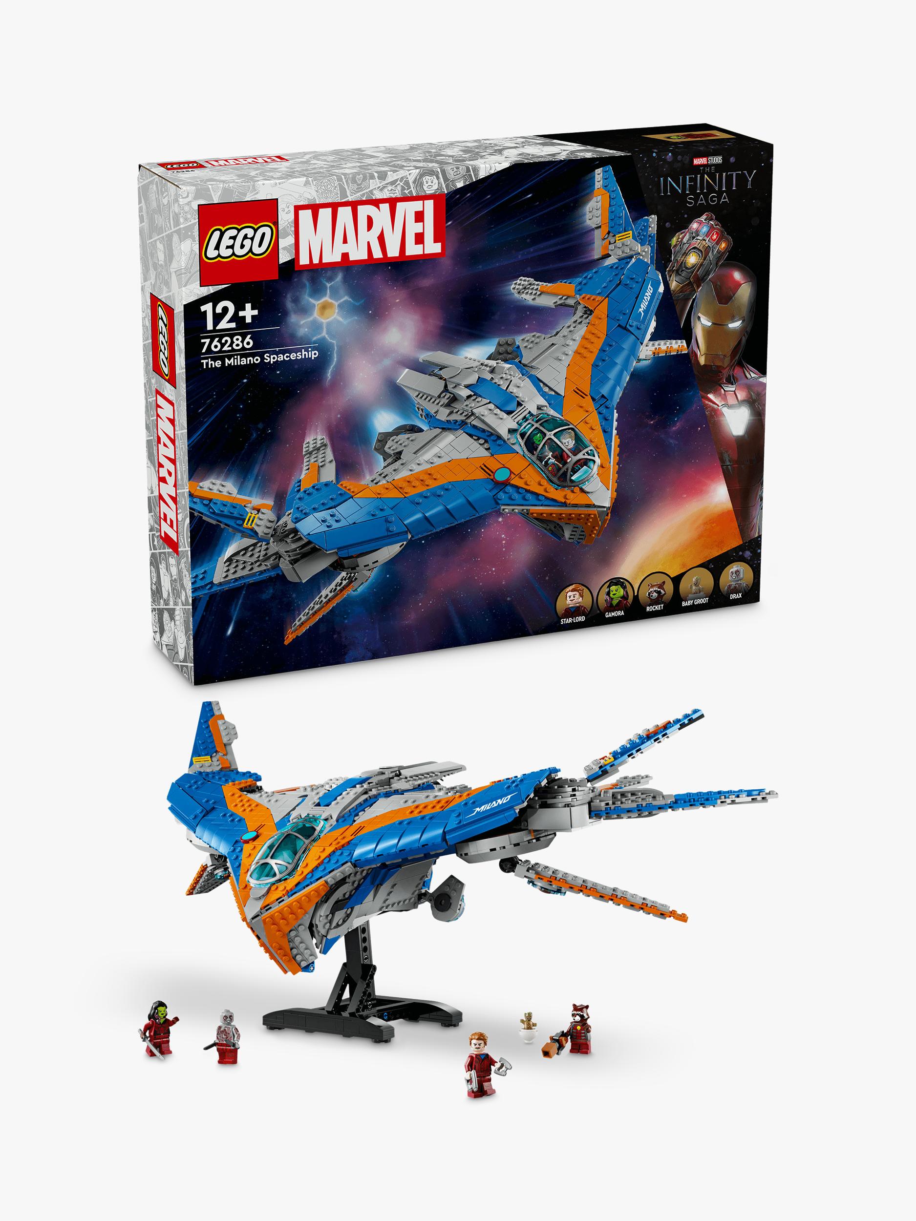 Guardians of the Galaxy Milano Buildable Starship Toy with Minifigures, Ages 12+