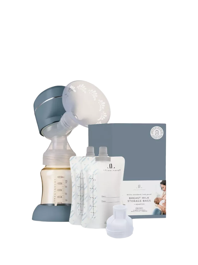 Lola&Lykke breastfeeding starter kit with wireless pump and accessories, UK version