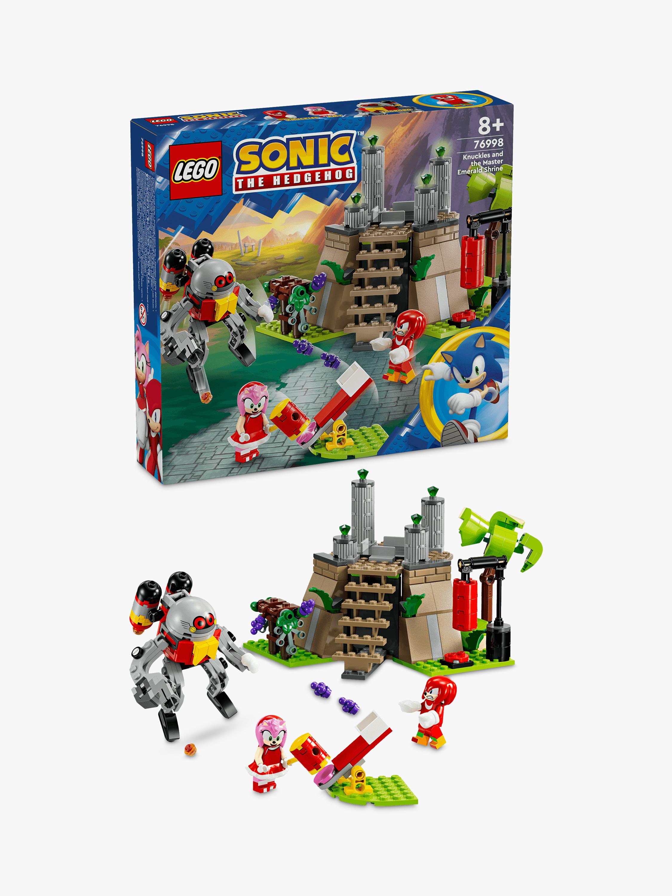 LEGO Knuckles shrine buildable set 325 pieces, imported from the UK