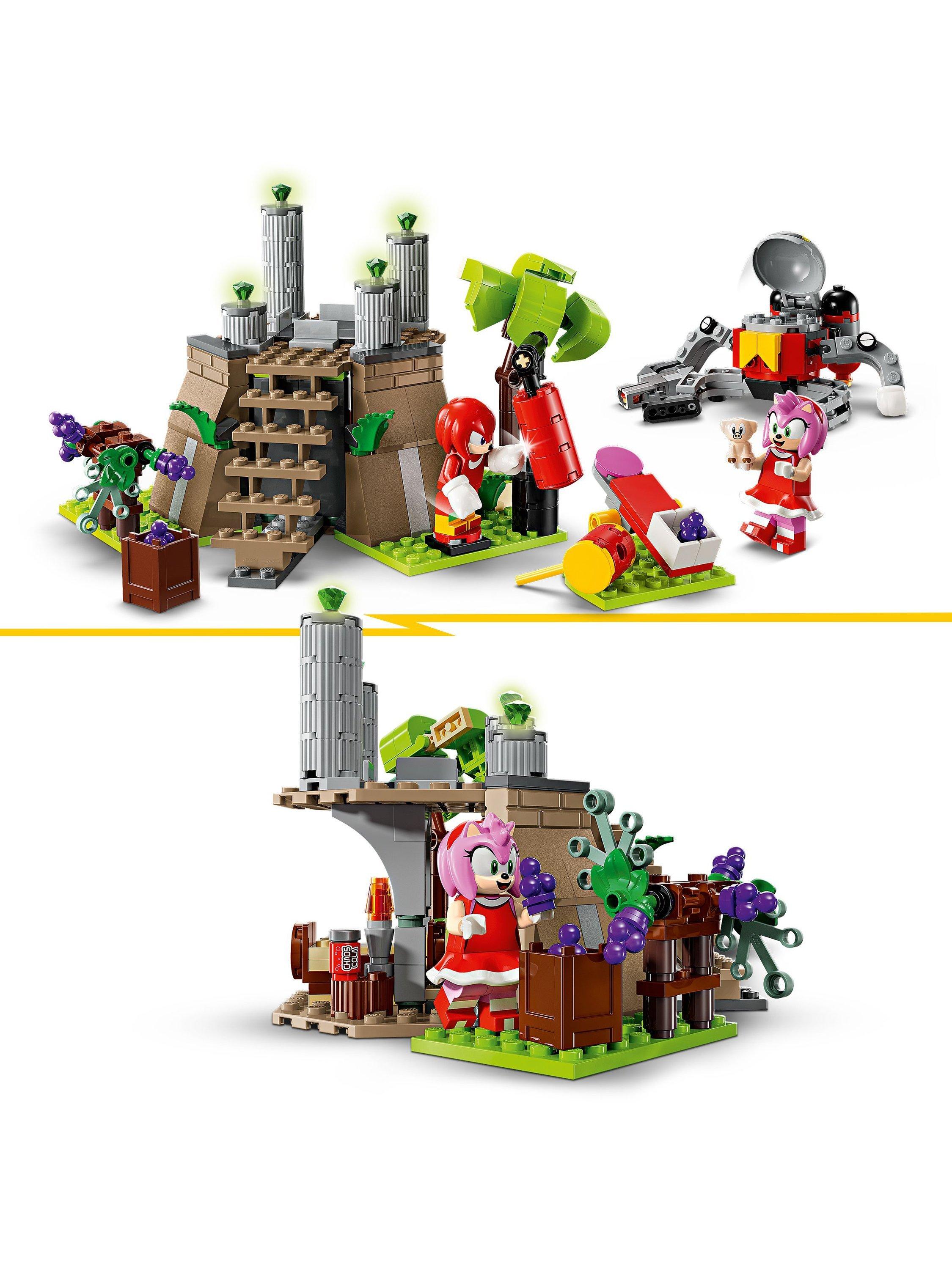 LEGO Knuckles shrine buildable set 325 pieces, imported from the UK