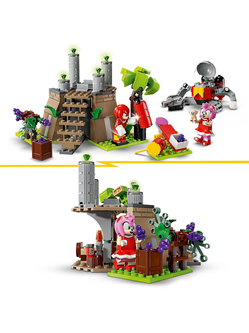 LEGO Knuckles shrine buildable set 325 pieces, imported from the UK