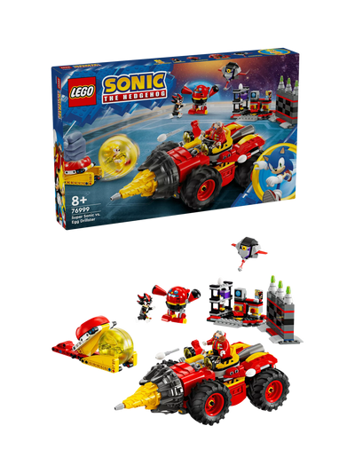 John Lewis Lego Sonic the Hedgehog Super Sonic vs. Egg Drillster Bauspielzeug 76999 - Online bei McGrocer kaufen
