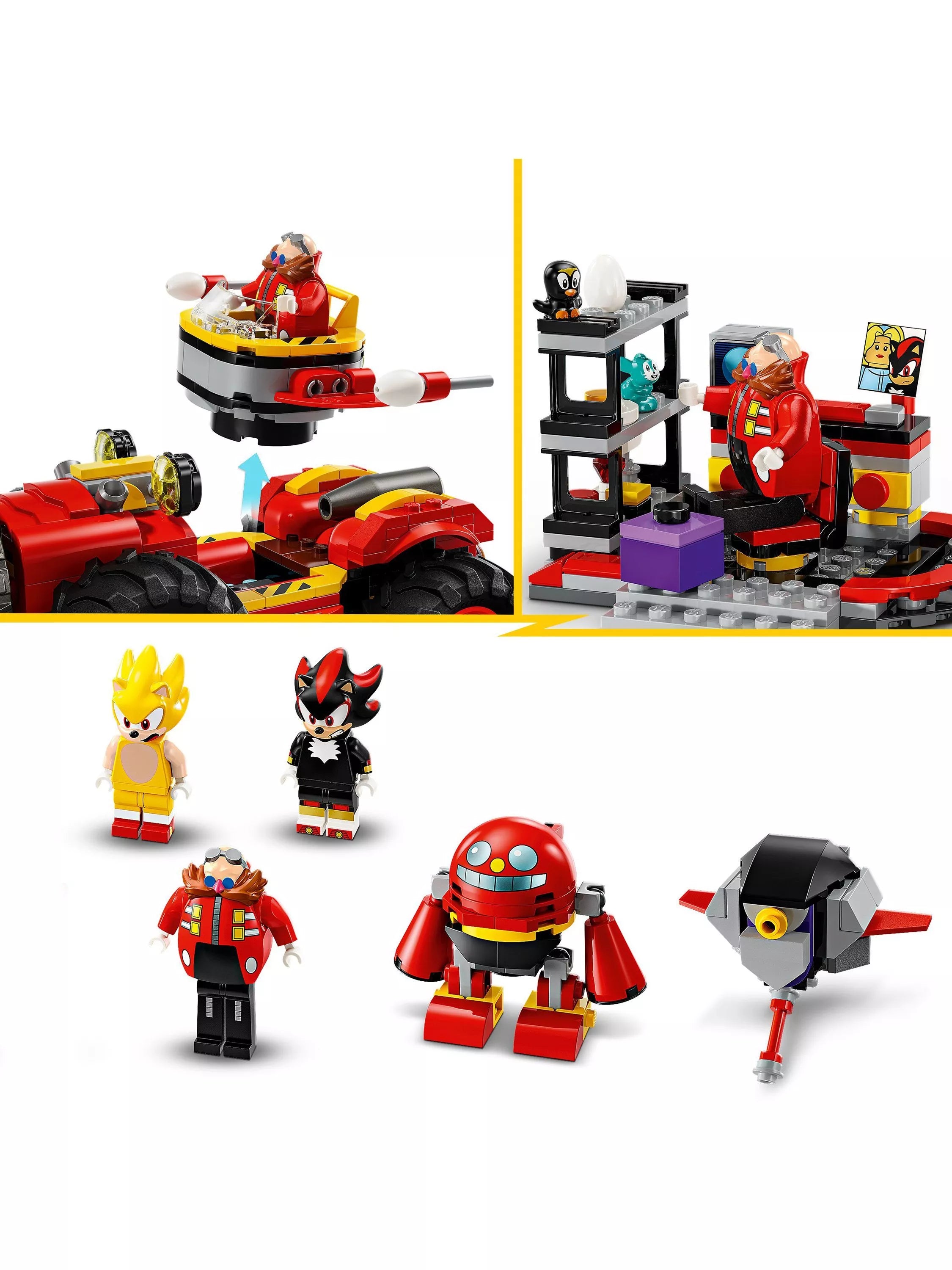 Lego Sonic the Hedgehog Super Sonic vs. Egg Drillster building set, UK version