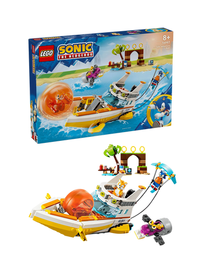 John Lewis LEGO Sonic the Hedgehog Tails' Abenteuerboot Bauset 76997 - Online bei McGrocer kaufen