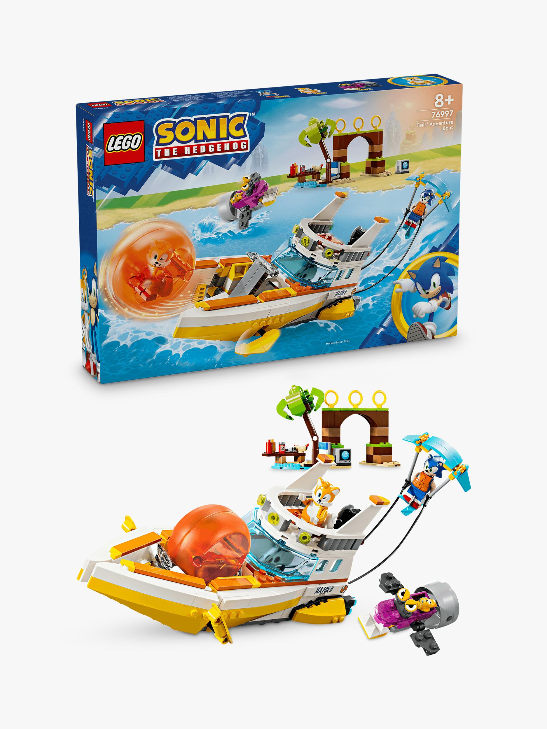 LEGO Sonic the Hedgehog Tails' Adventure Boat building set, UK version