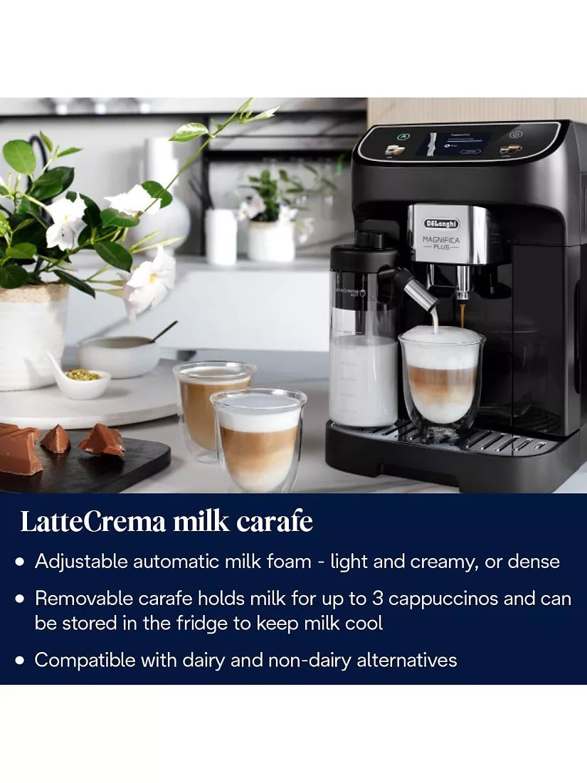 De'Longhi bean-to-cup automatic coffee machine, black - British product