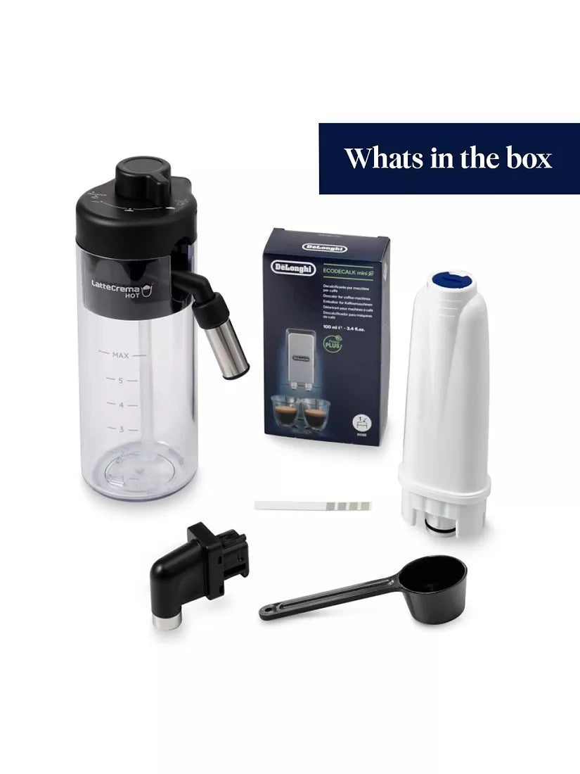 De'Longhi bean-to-cup automatic coffee machine, black - British product