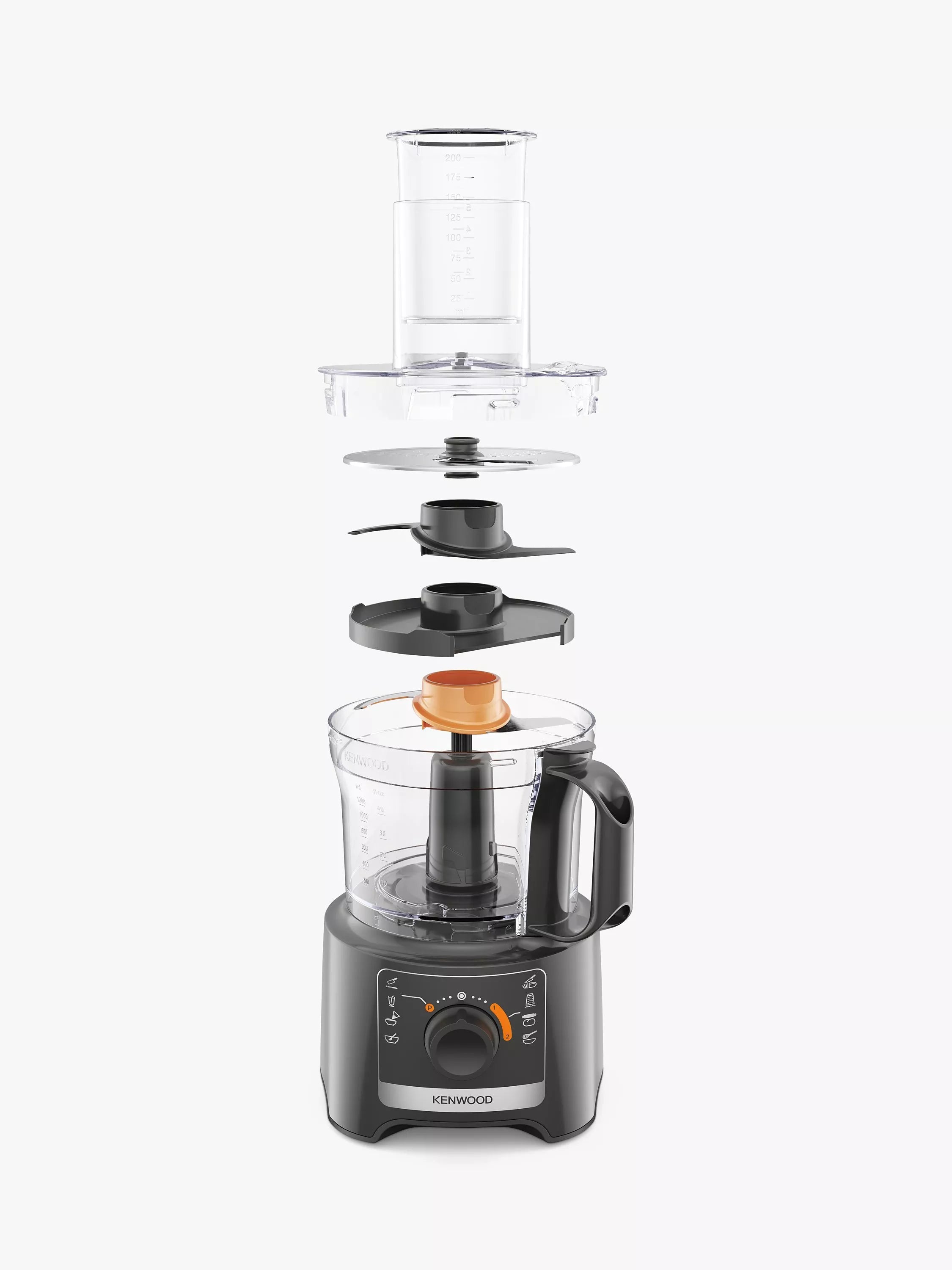Kenwood Multipro Compact food processor in grey, imported from the UK