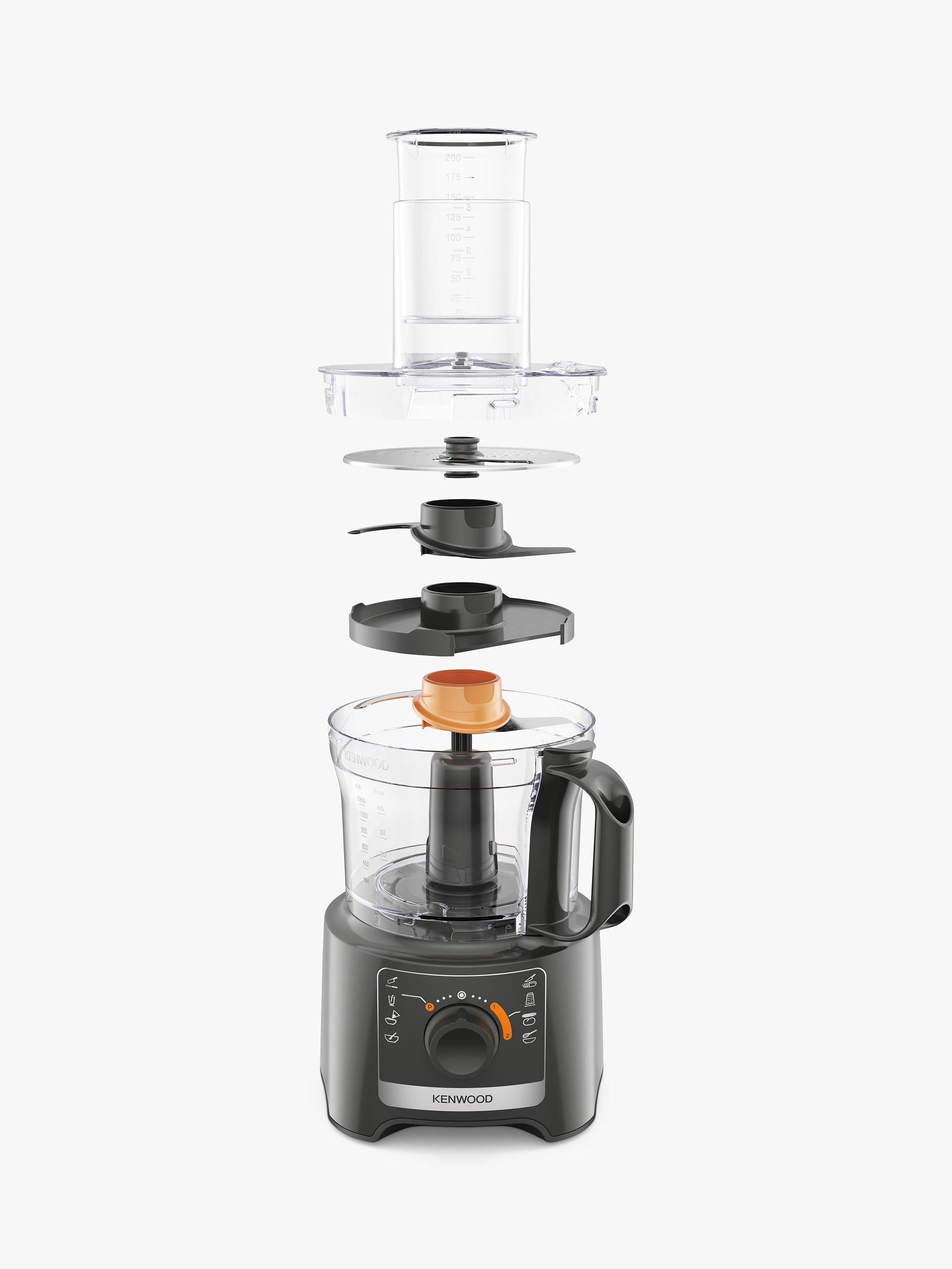 Kenwood Multipro Compact food processor in grey, imported from the UK