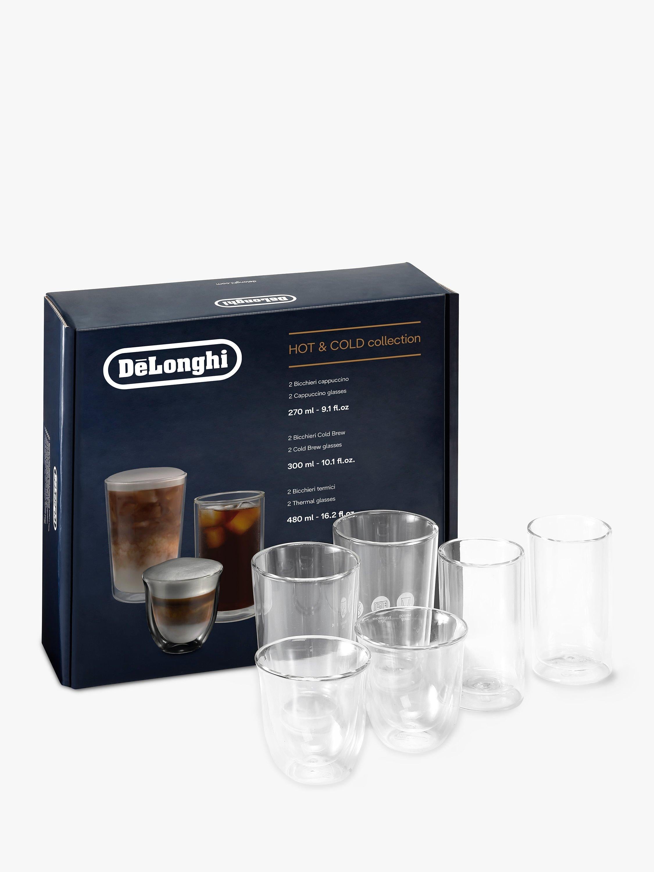 De'Longhi Hot and Cold insulated glass set - British product
