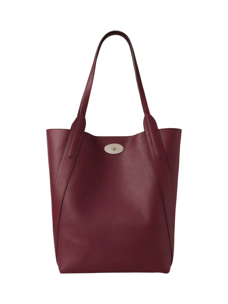 حقيبة يد Mulberry North South Bayswater من الجلد بنقشة حبيبات ثقيلة