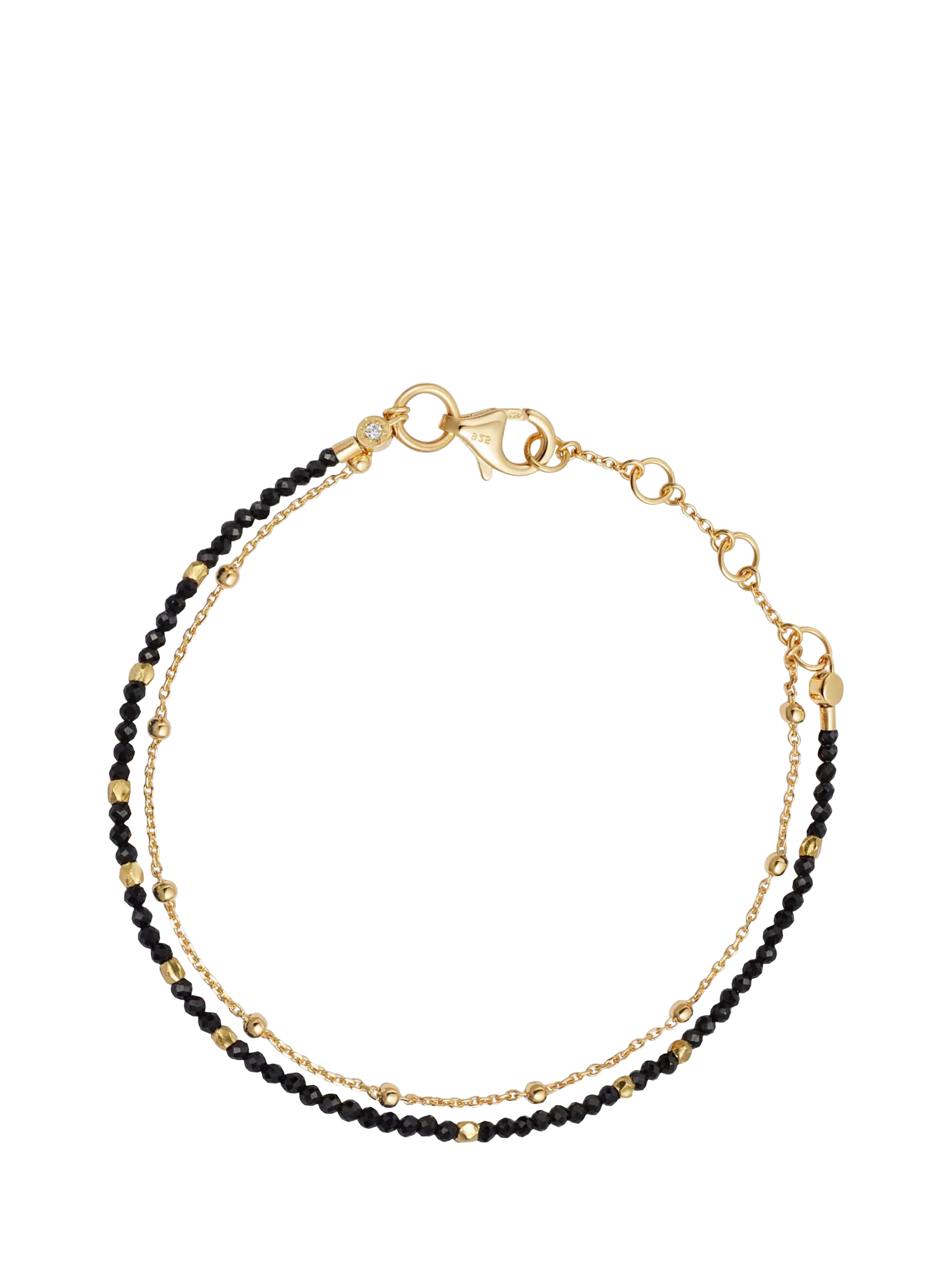Astley Clarke 18ct gold gemstone bracelet, imported from the UK