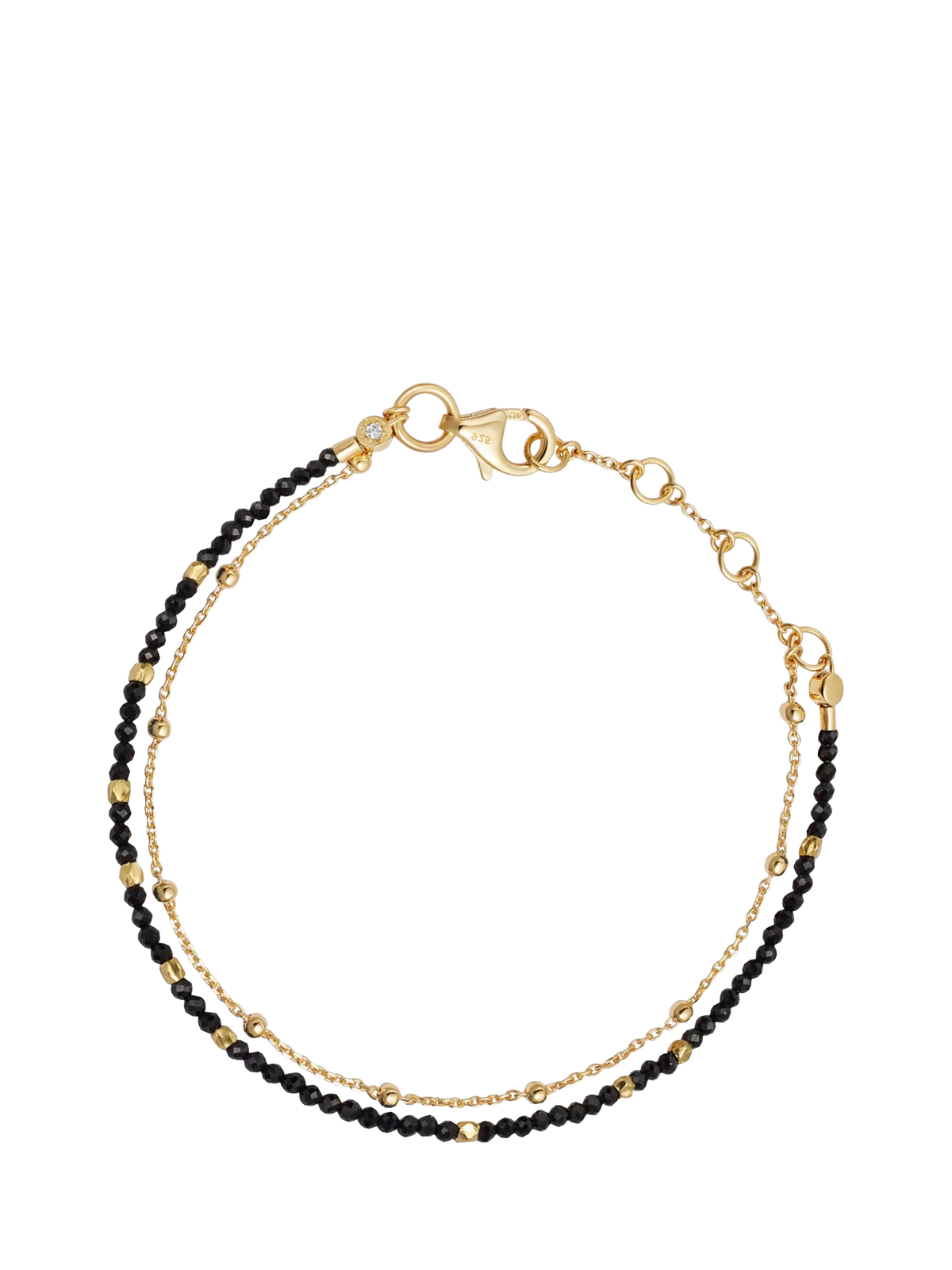 Astley Clarke 18ct gold gemstone bracelet, imported from the UK