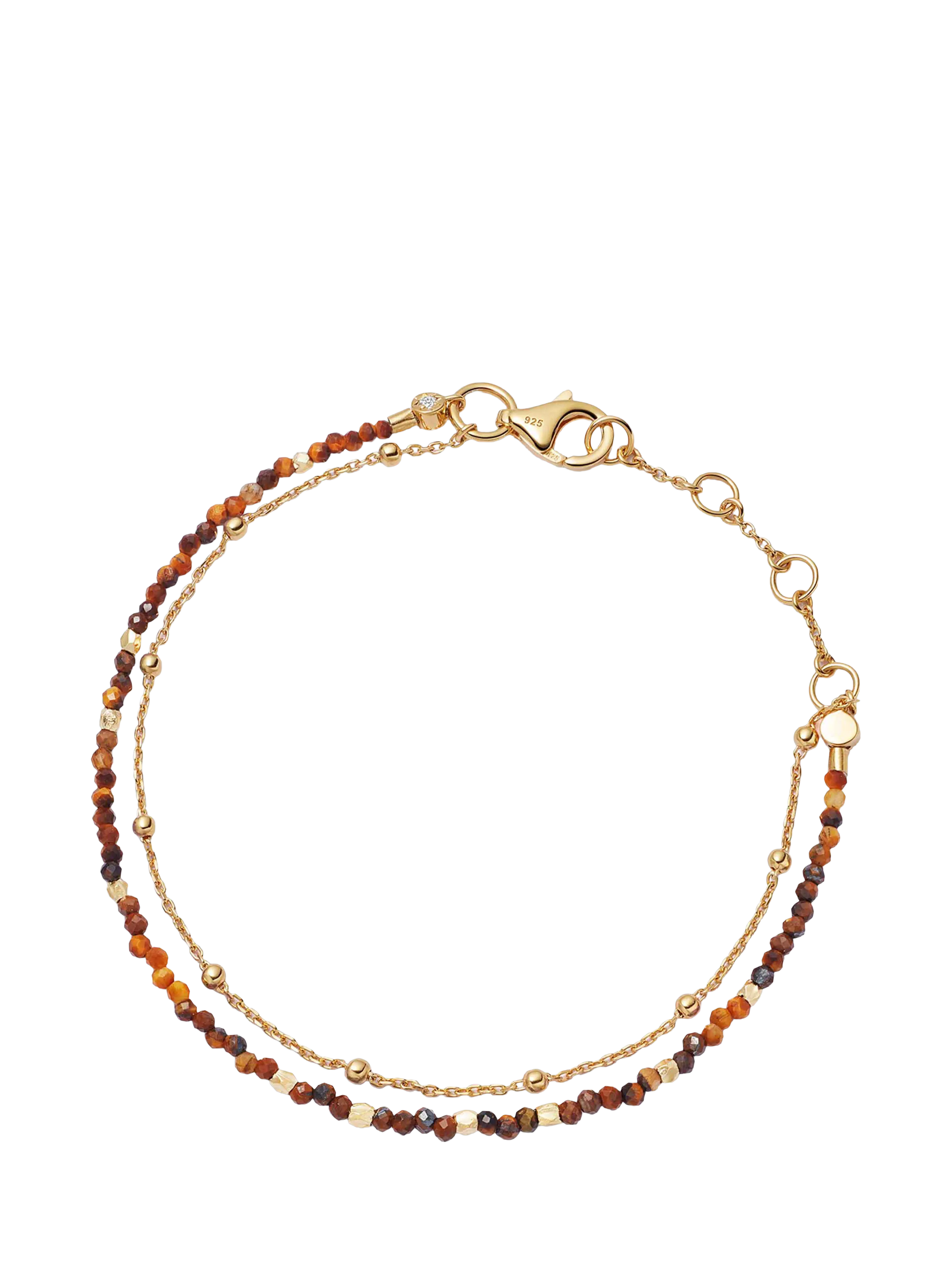 Astley Clarke 18ct Gold Gemstone Biography Bracelet