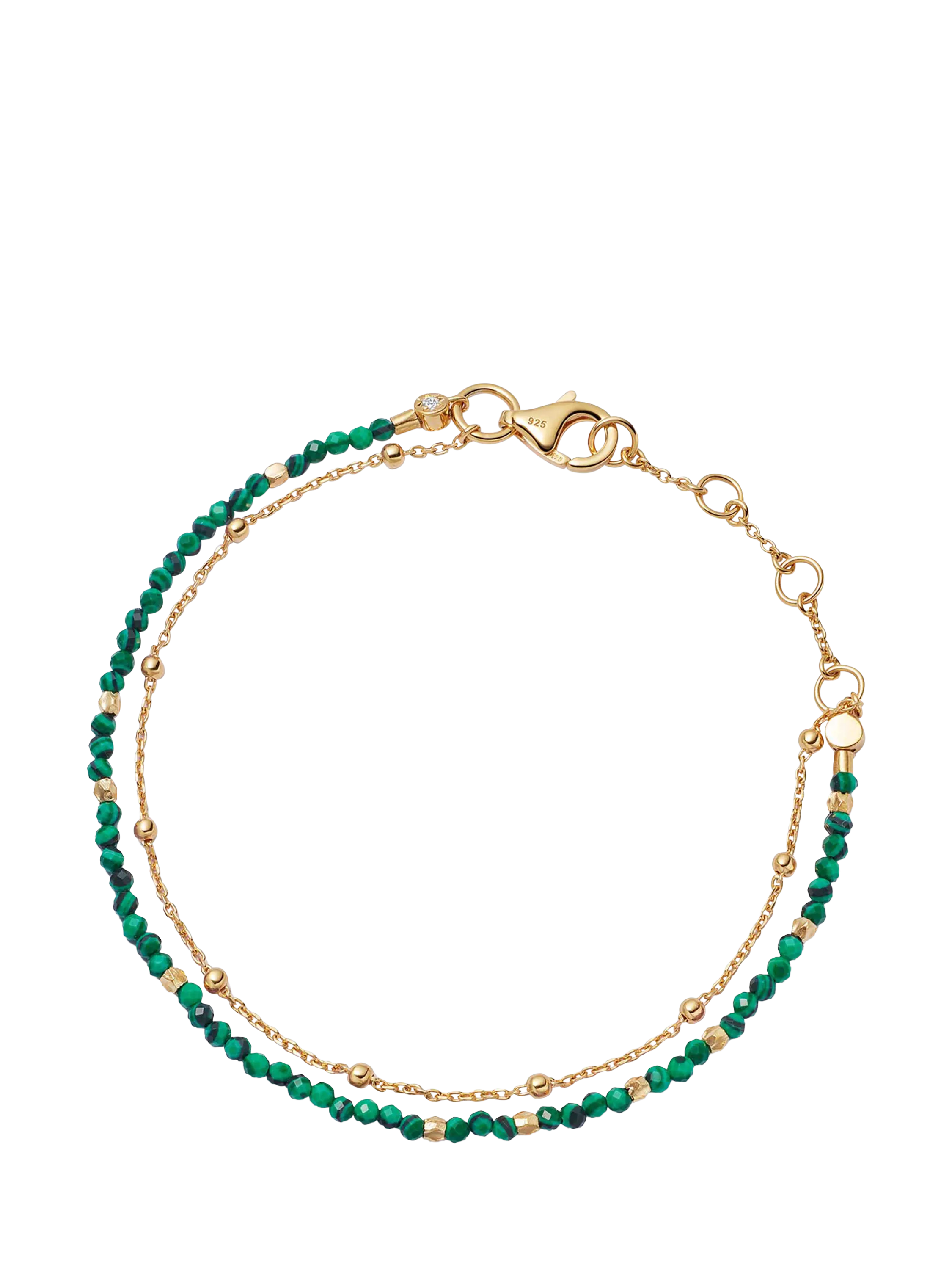 Astley Clarke 18ct Gold Gemstone Biography Bracelet