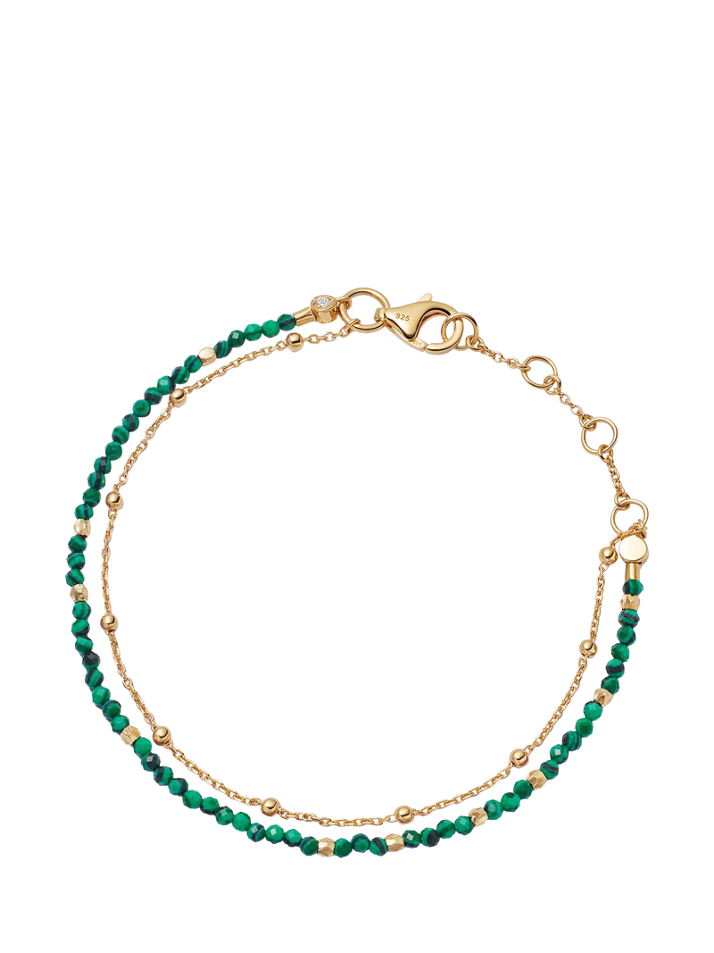 Astley Clarke 18ct Gold Gemstone Biography Bracelet