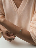 Astley Clarke two tone bangle bracelet 6cm - British product