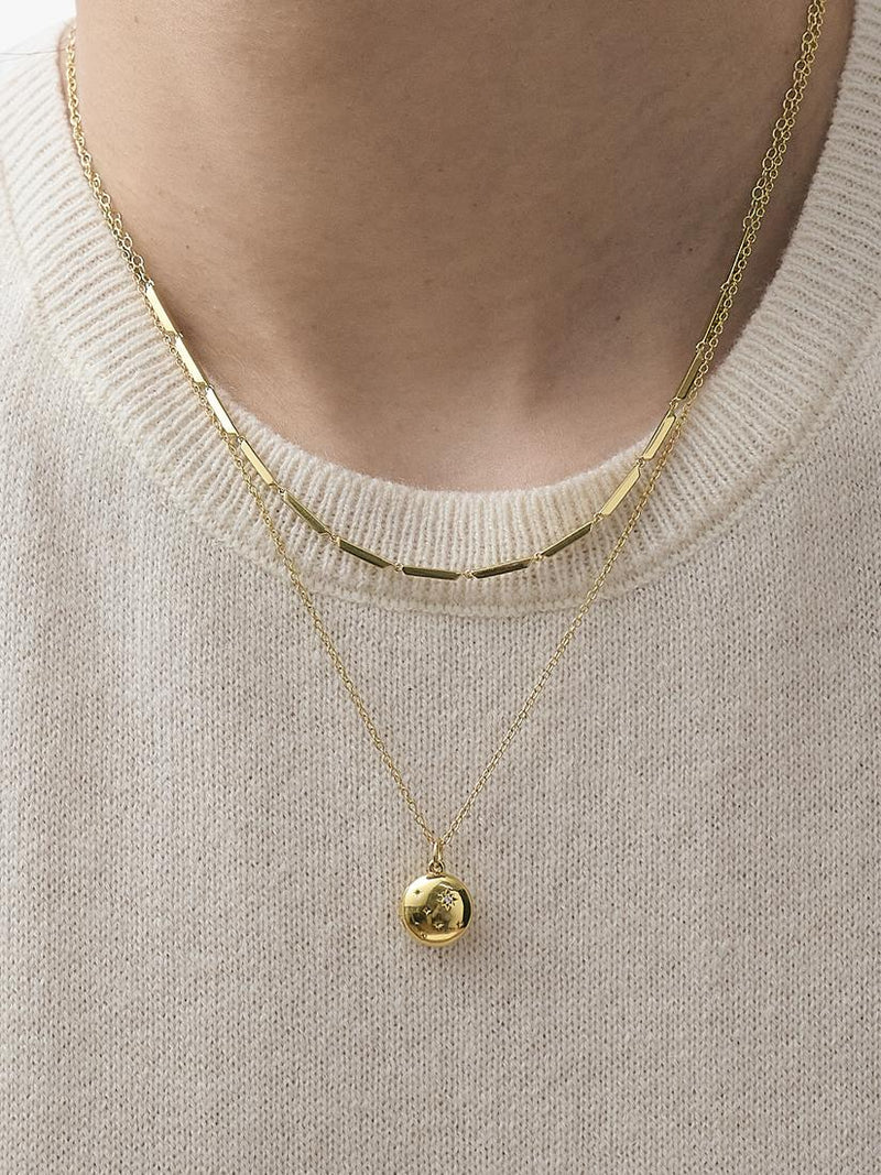 Astley Clarke gold chain necklace 35.5cm, UK version