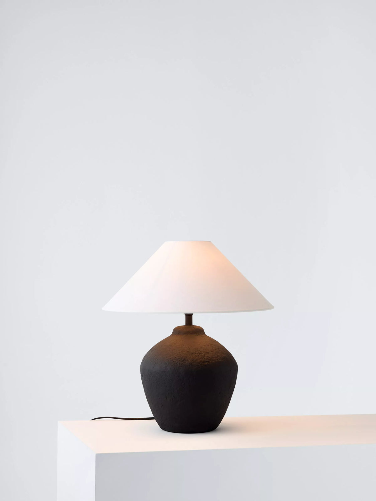 John Lewis paper mâché table lamp 41cm (British brand)