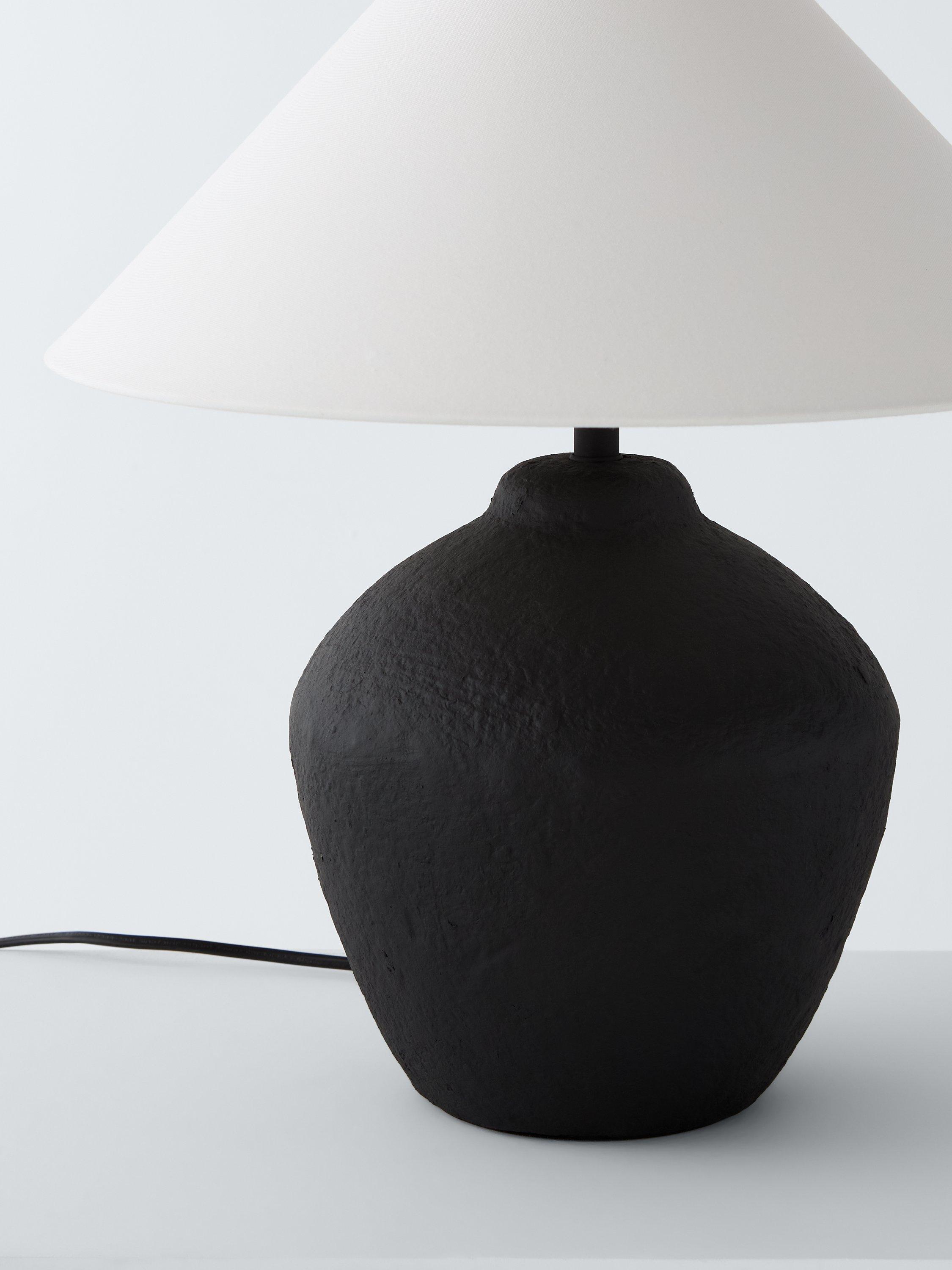 John Lewis paper mâché table lamp 41cm (British brand)