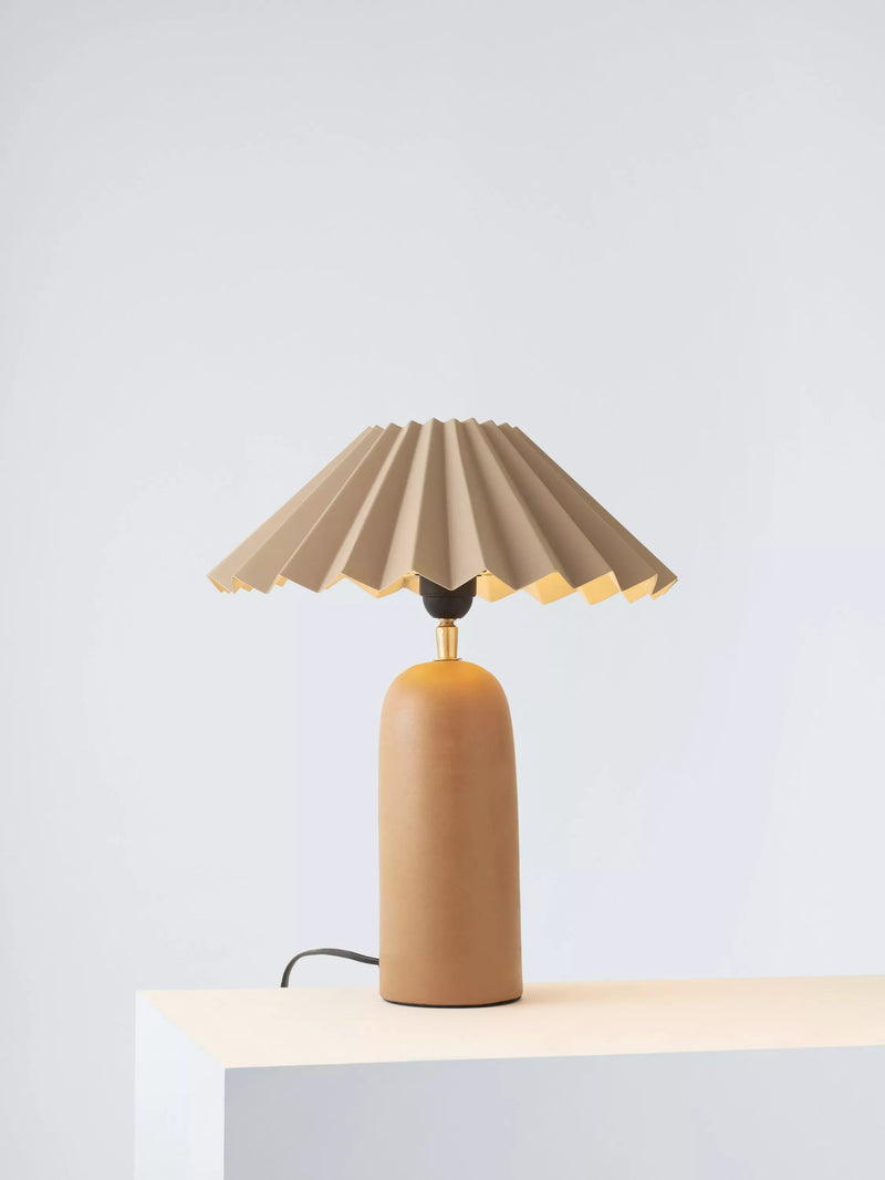 John Lewis Terracotta Table Lamp, Natural