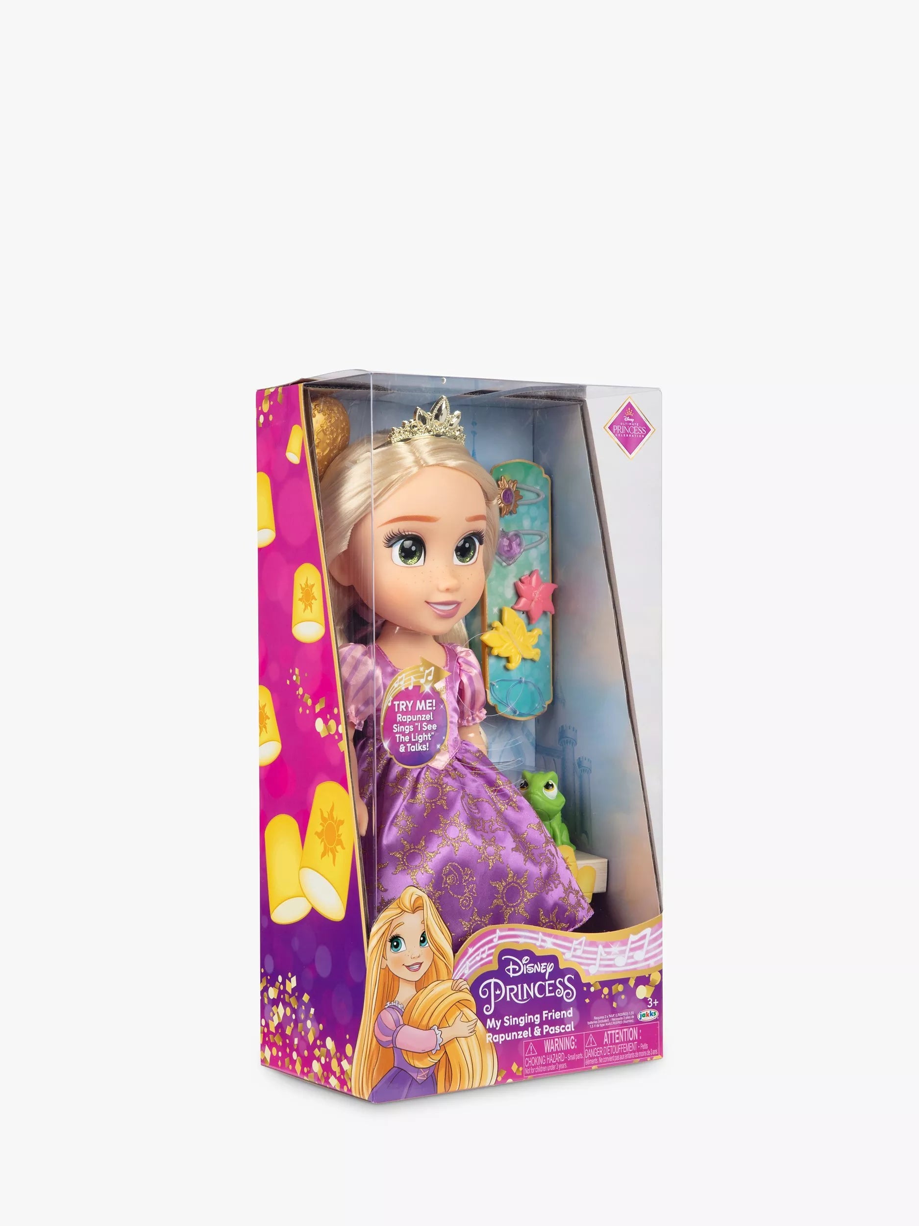 Disney Princess My Singing Friend Rapunzel and Pascal doll - British product