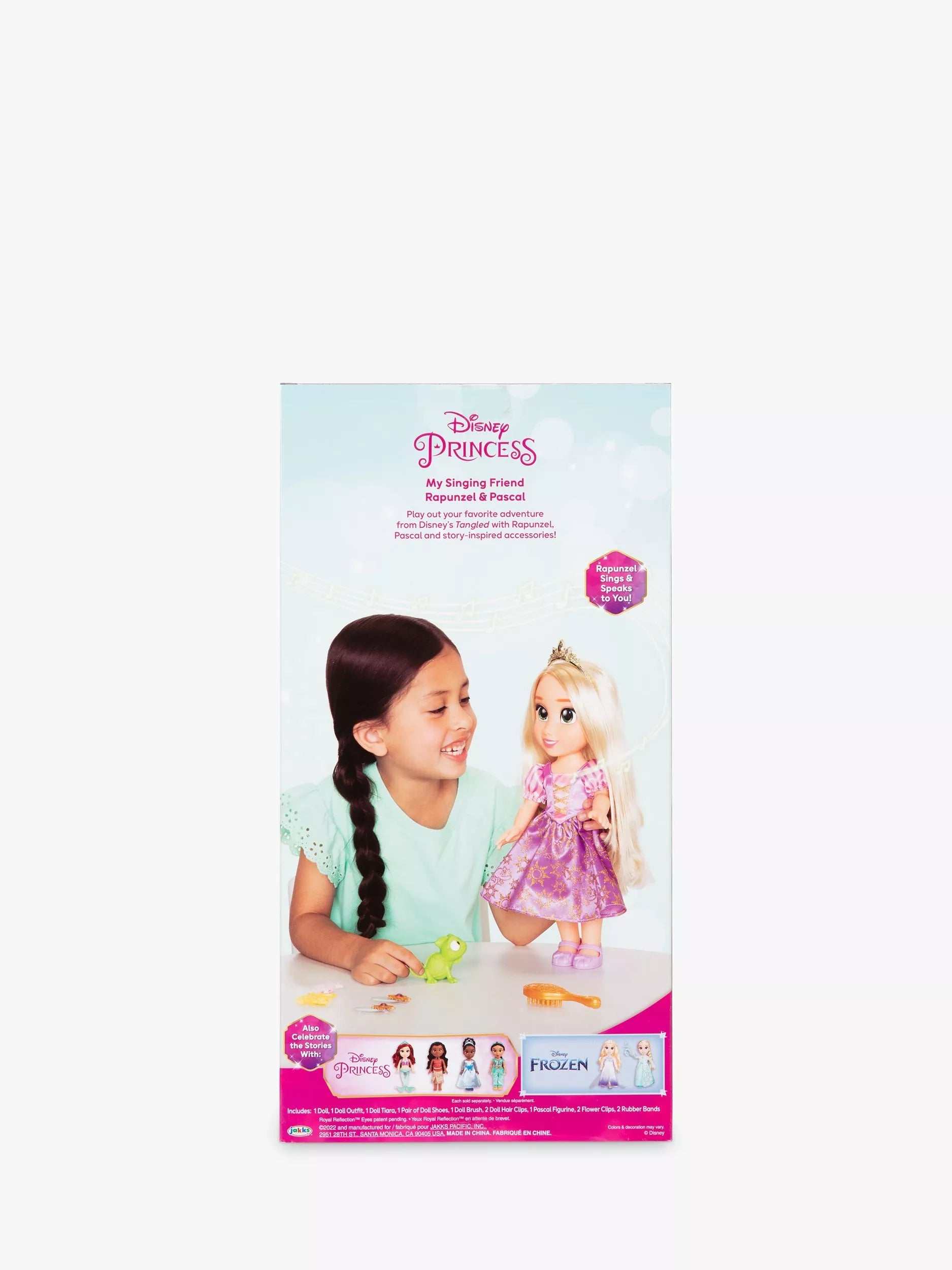 Disney Princess My Singing Friend Rapunzel and Pascal doll - British product