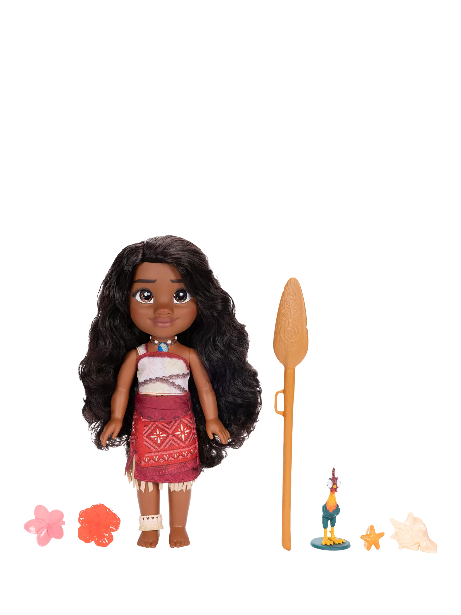 Disney Moana 2 singing doll with Heihei 14 inches - British product