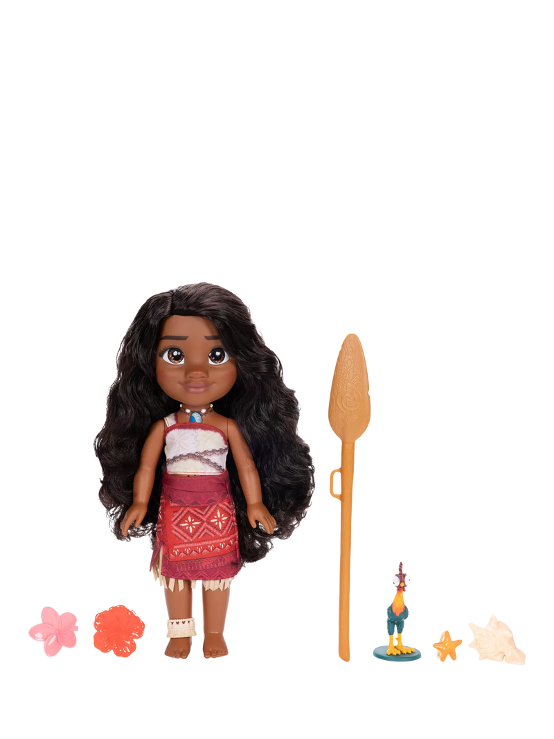 Disney Moana 2 singing doll with Heihei 14 inches - British product