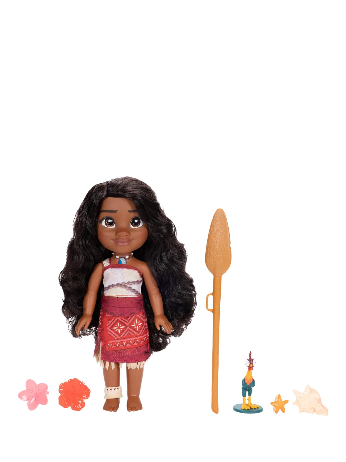 Disney Moana 2 singing doll with Heihei 14 inches - British product