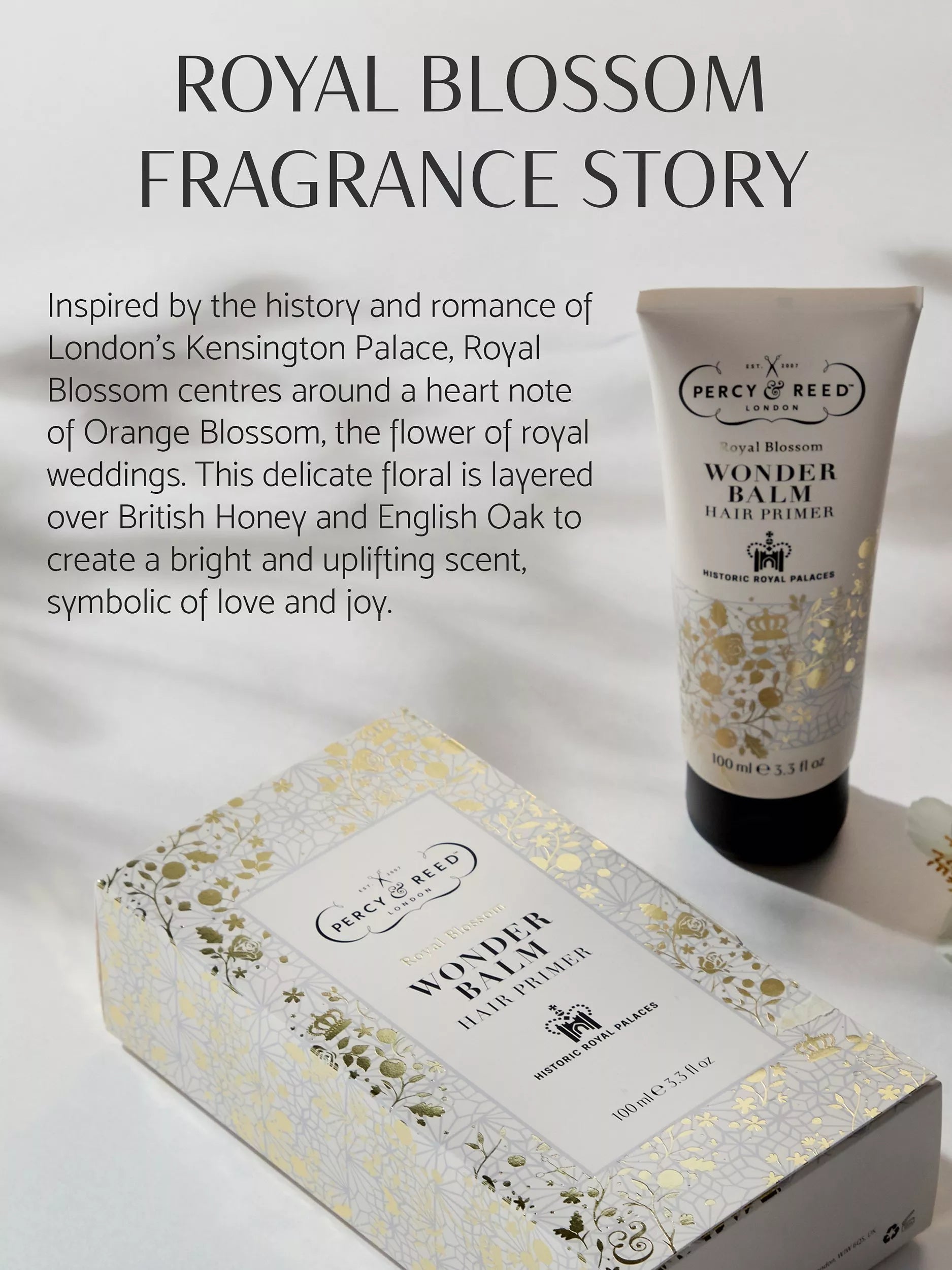 Percy & Reed Royal Blossom hair primer 100ml, UK version
