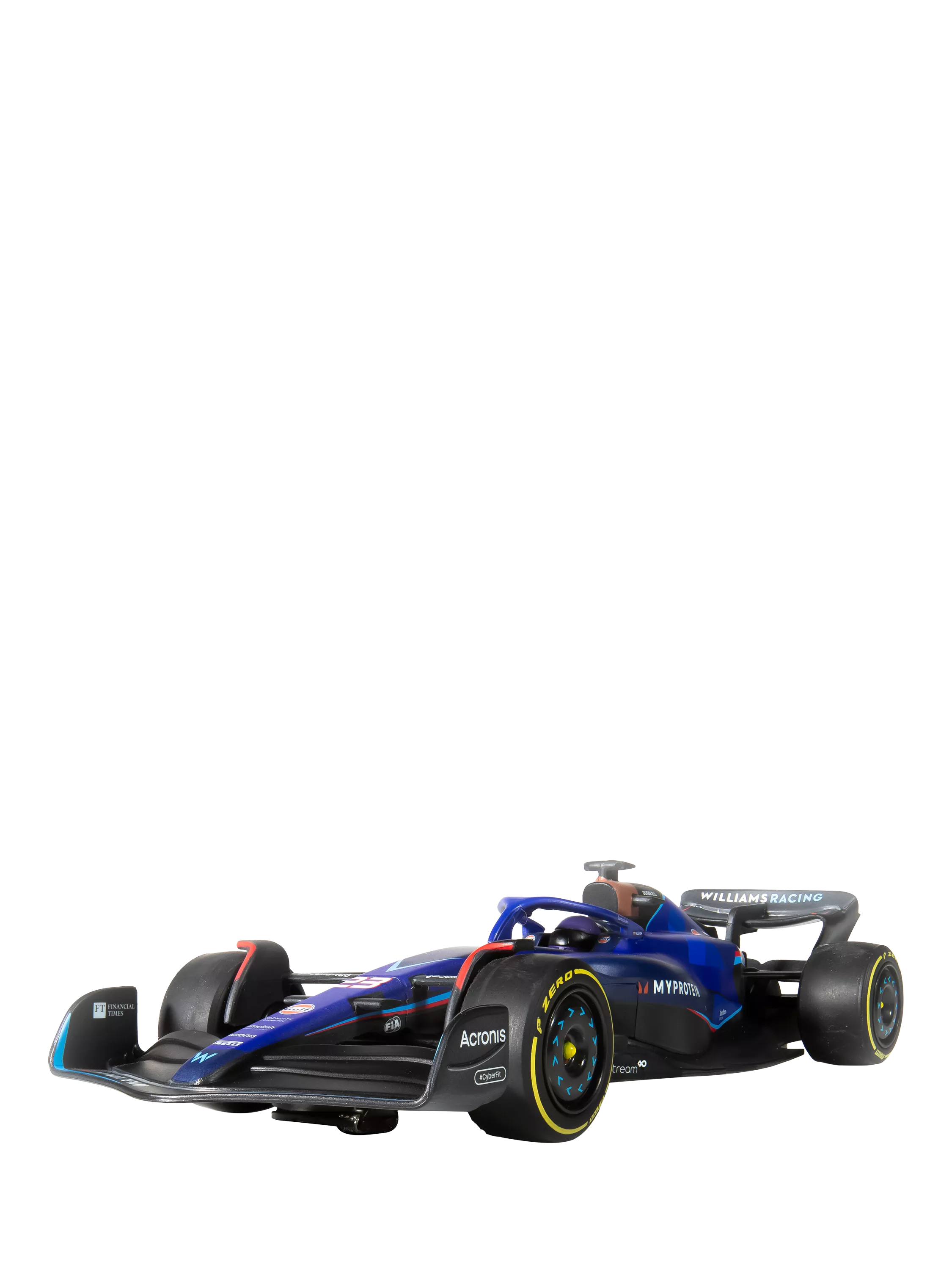 Scalextric Williams Racing set with two cars, imported from the UK