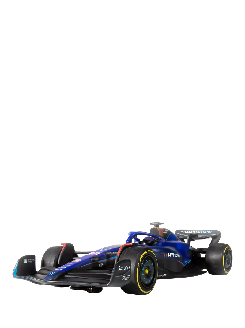 Scalextric Williams Racing set with two cars, imported from the UK