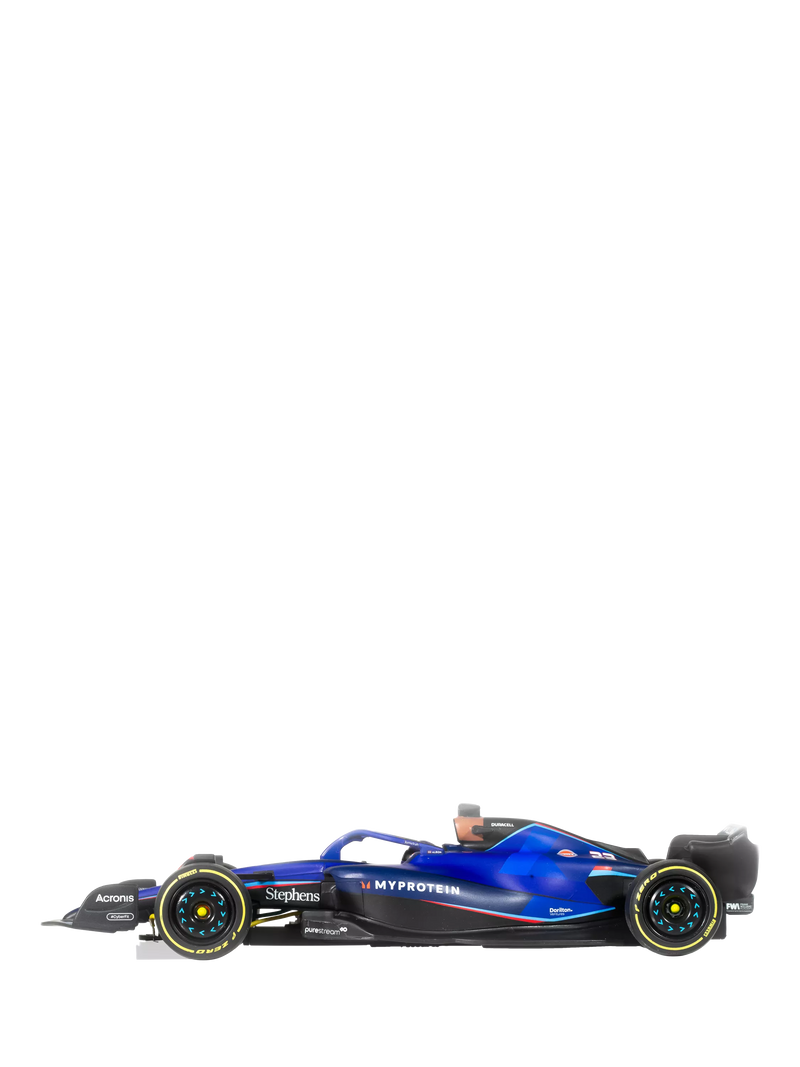 Scalextric Williams Racing set with two cars, imported from the UK