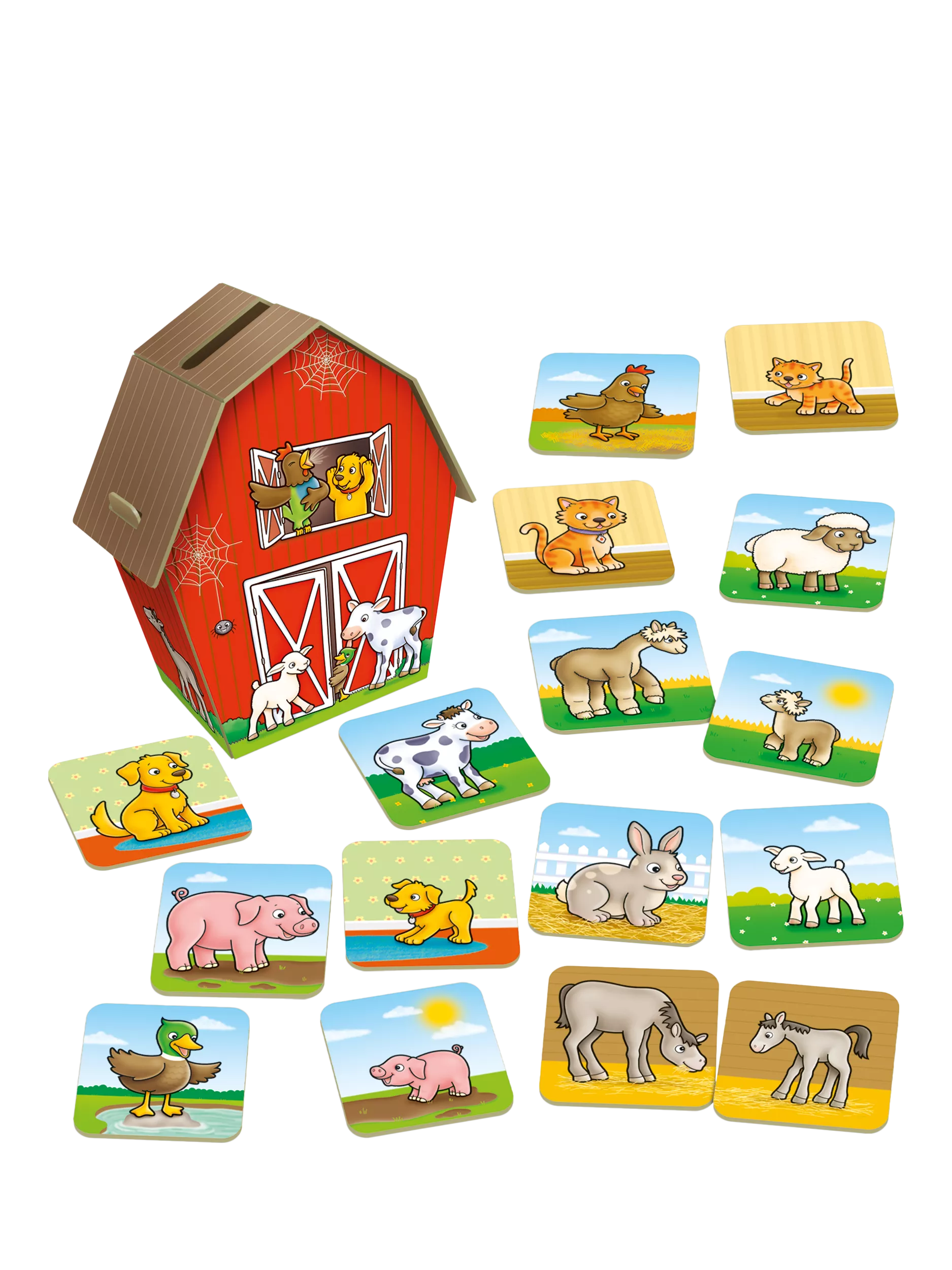 Orchard Toys Farmyard Families matching game, UK version