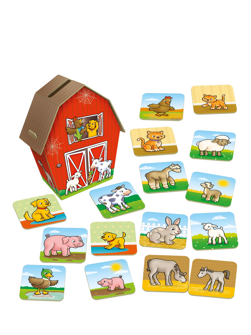 Orchard Toys Farmyard Families matching game, UK version