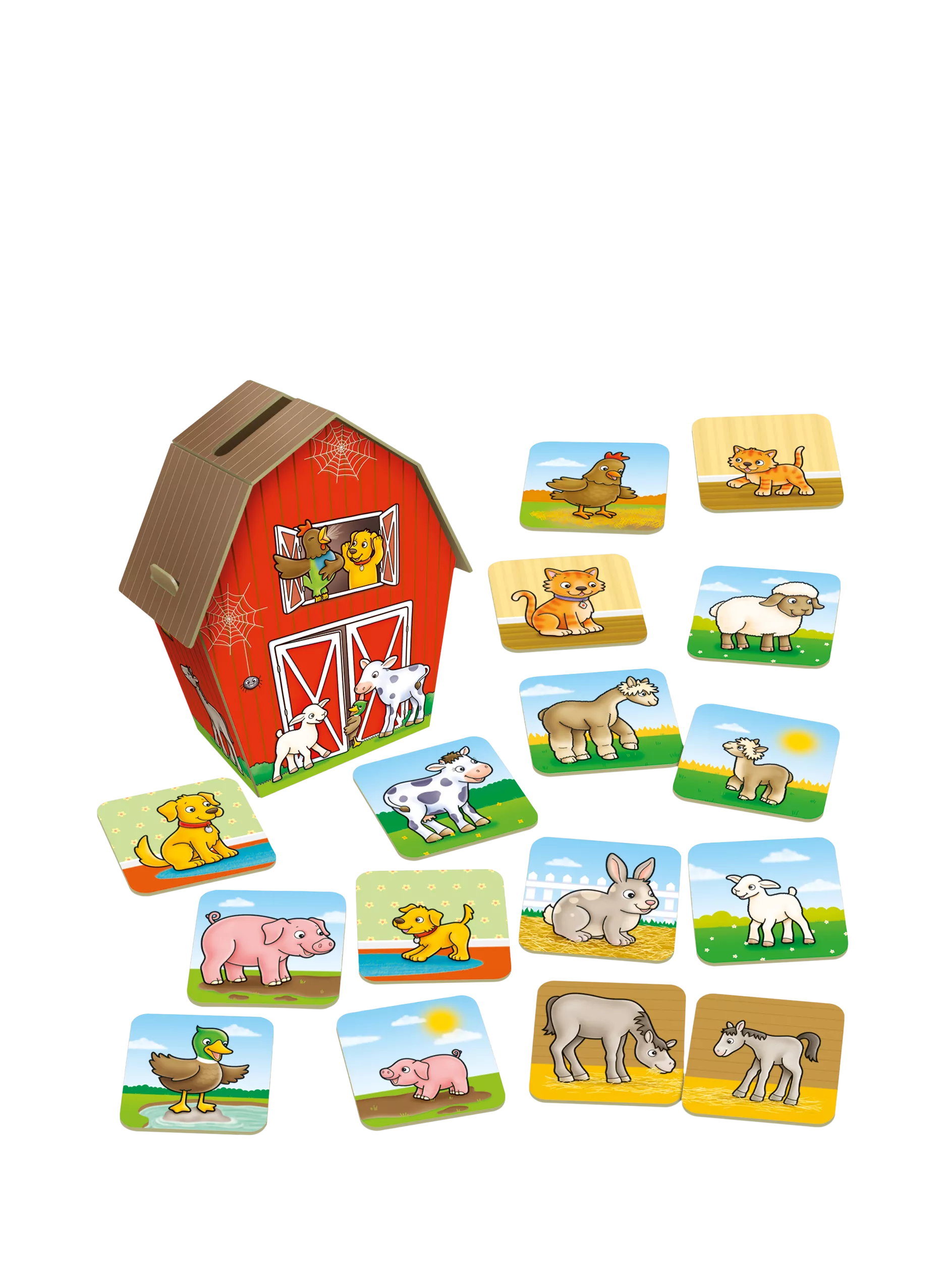 Orchard Toys Farmyard Families matching game, UK version