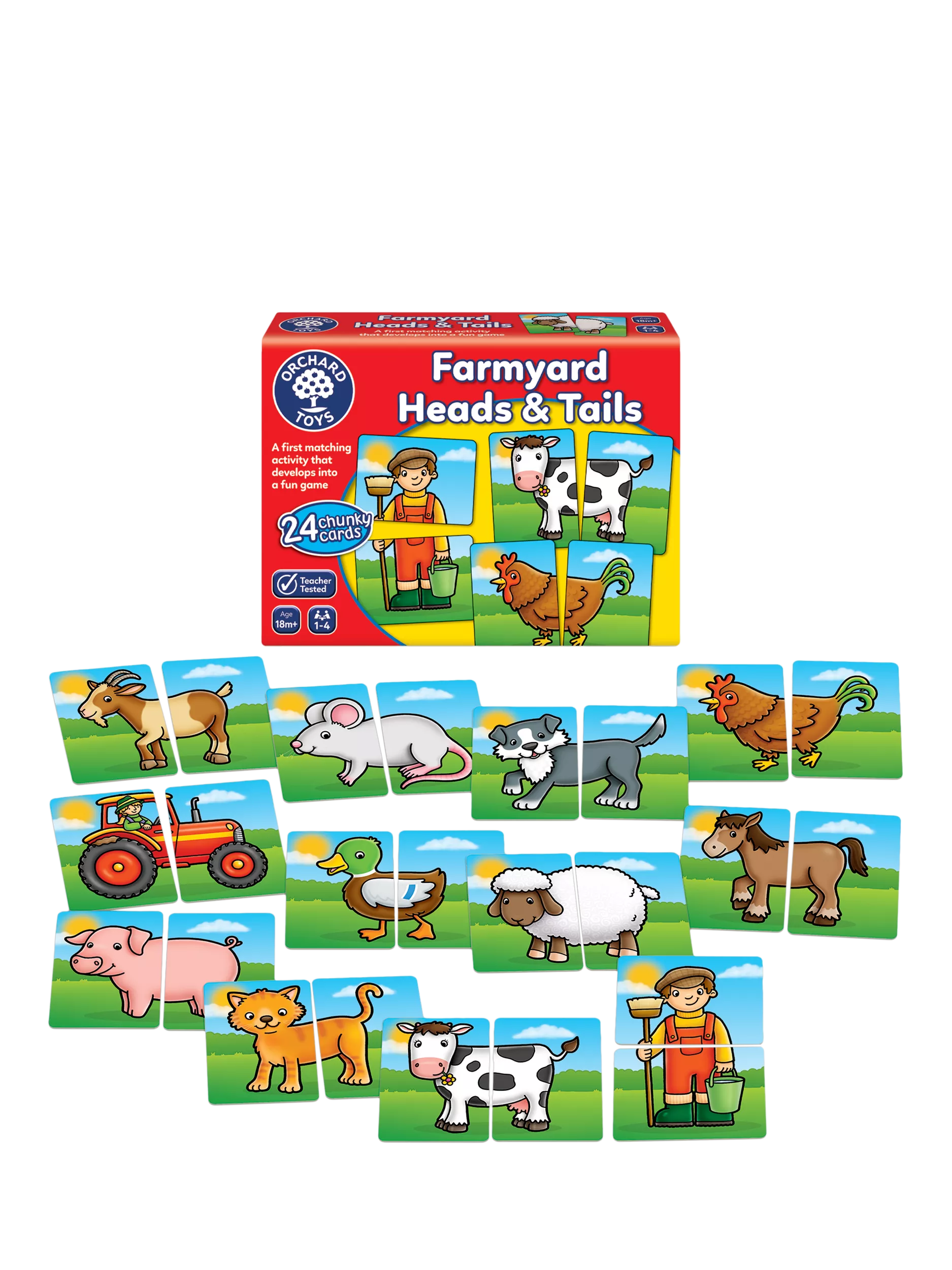Orchard Toys farmyard matching game 25 pieces, UK version