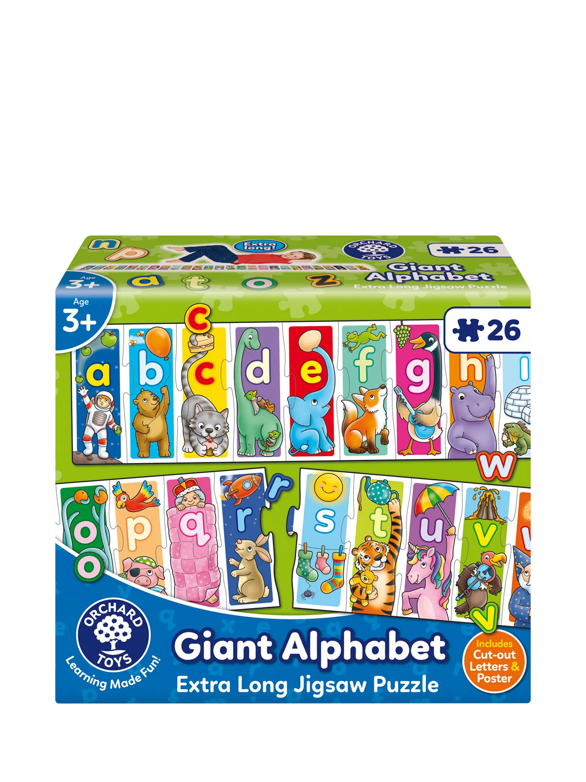 Orchard Toys alphabet jigsaw puzzle with letter tiles, UK version