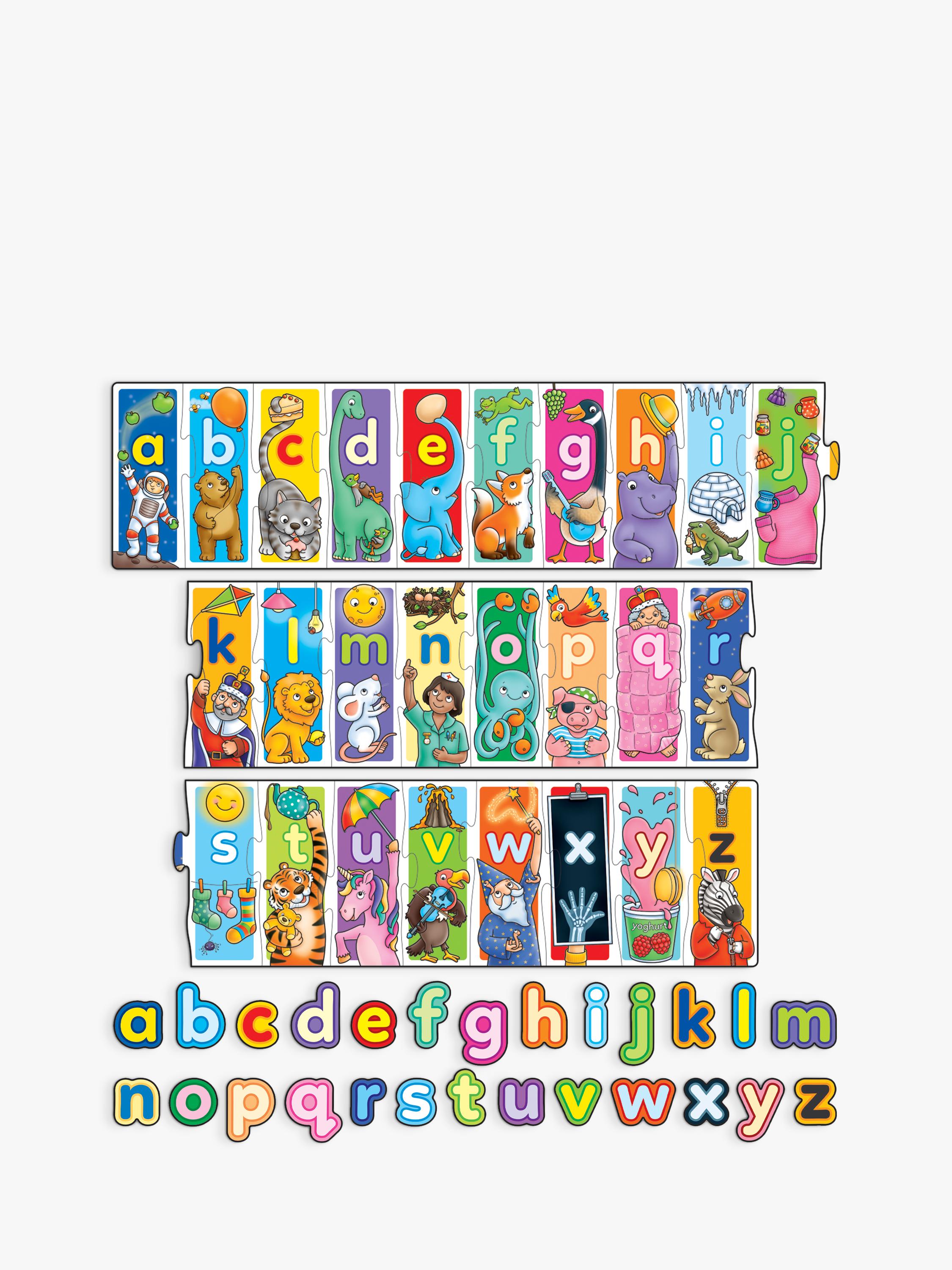 Orchard Toys alphabet jigsaw puzzle with letter tiles, UK version